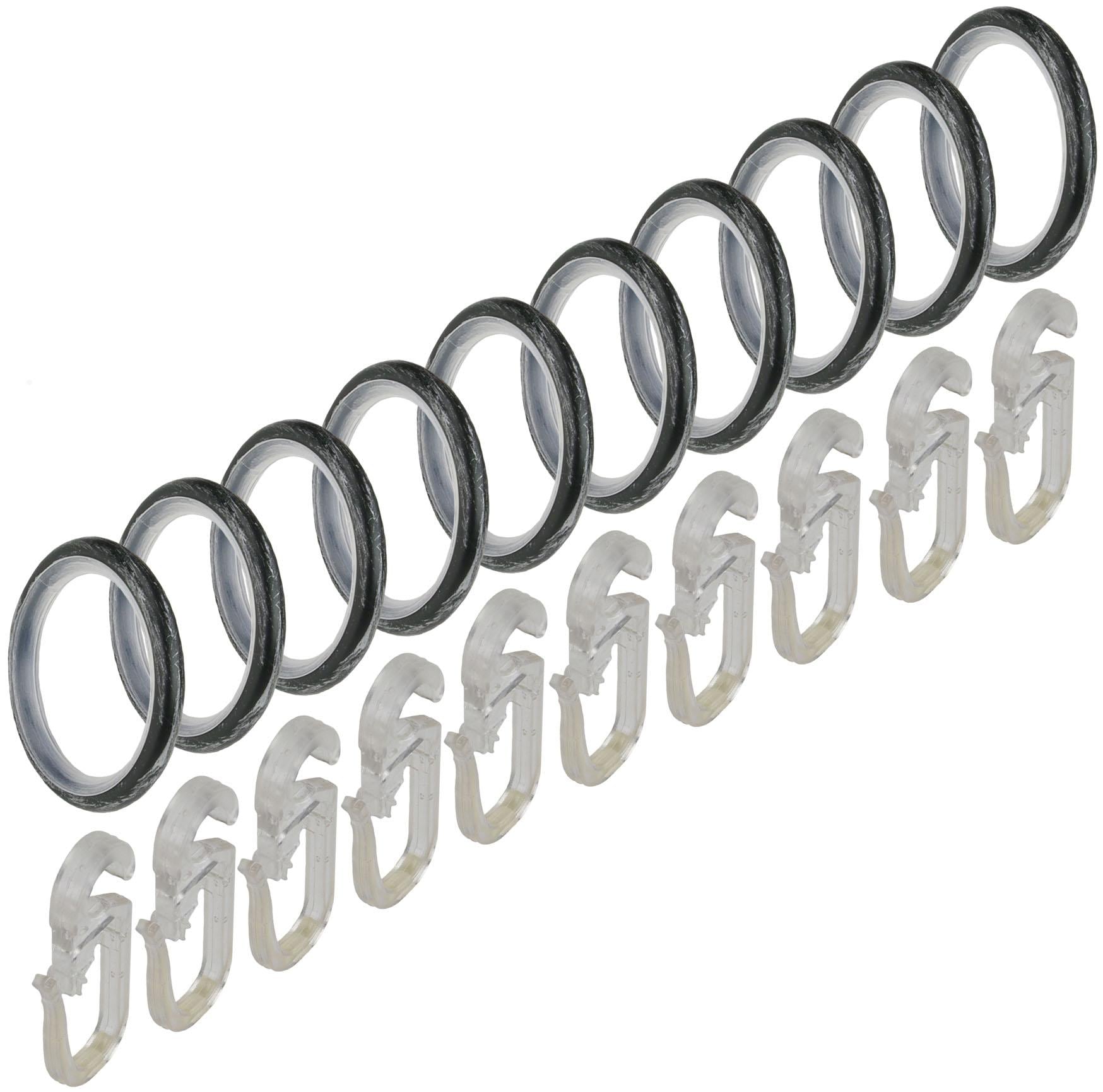 Liedeco Gardinenstange »Esp Kegel«, 2 läufig-läufig, Fixmaß, 2-läufig im Fixmaß Ø 16 mm