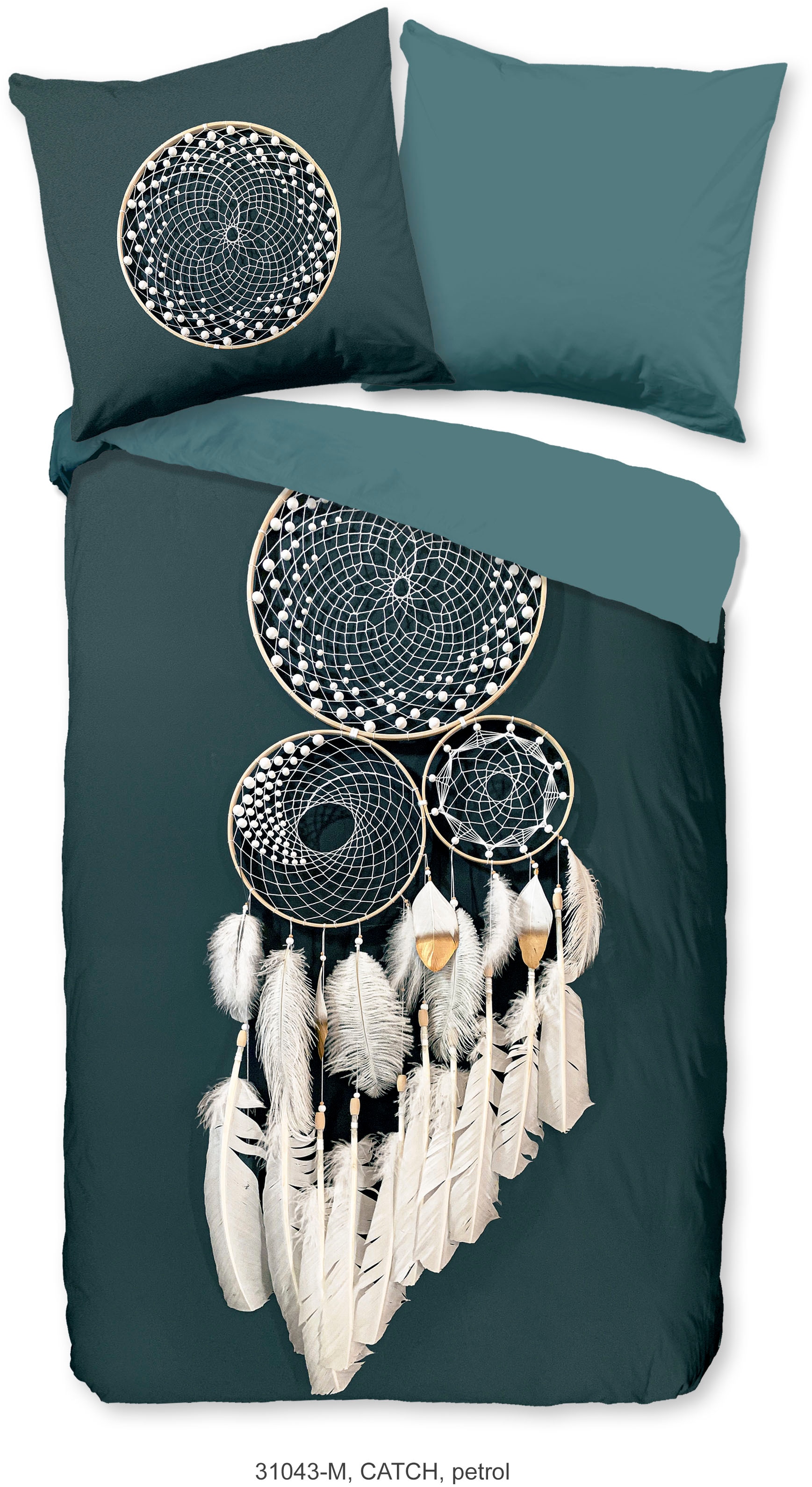 PURE luxury collection Wendebettwäsche "Catch" 2 Stk. Mikrofaser, 135x200, günstig online kaufen