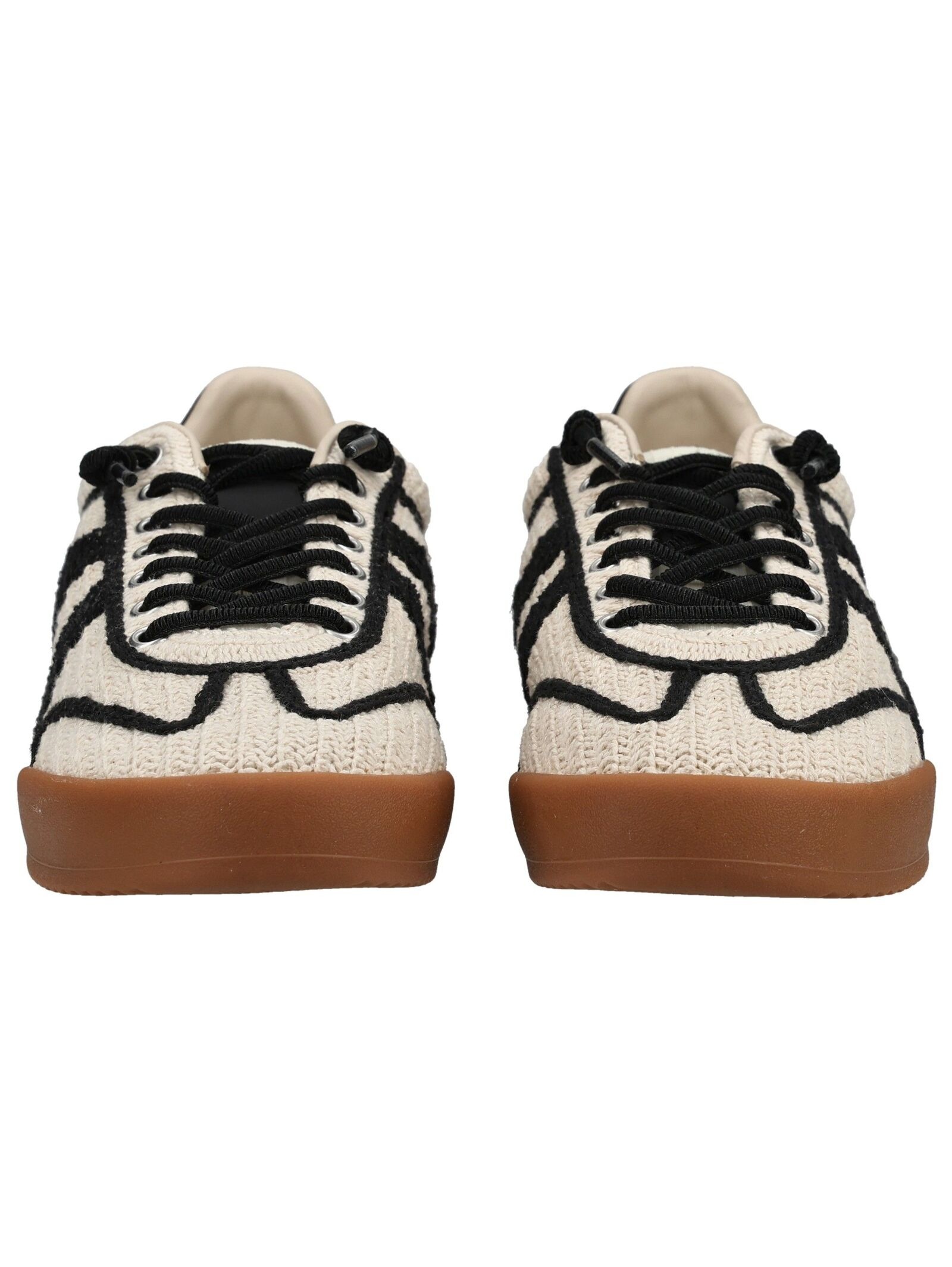 Sneaker STEVE MADDEN "STEVE MADDEN Sneaker Textil", Herren, Gr. 37, beige, schwarz, Textil, Schuhe Sneaker 2