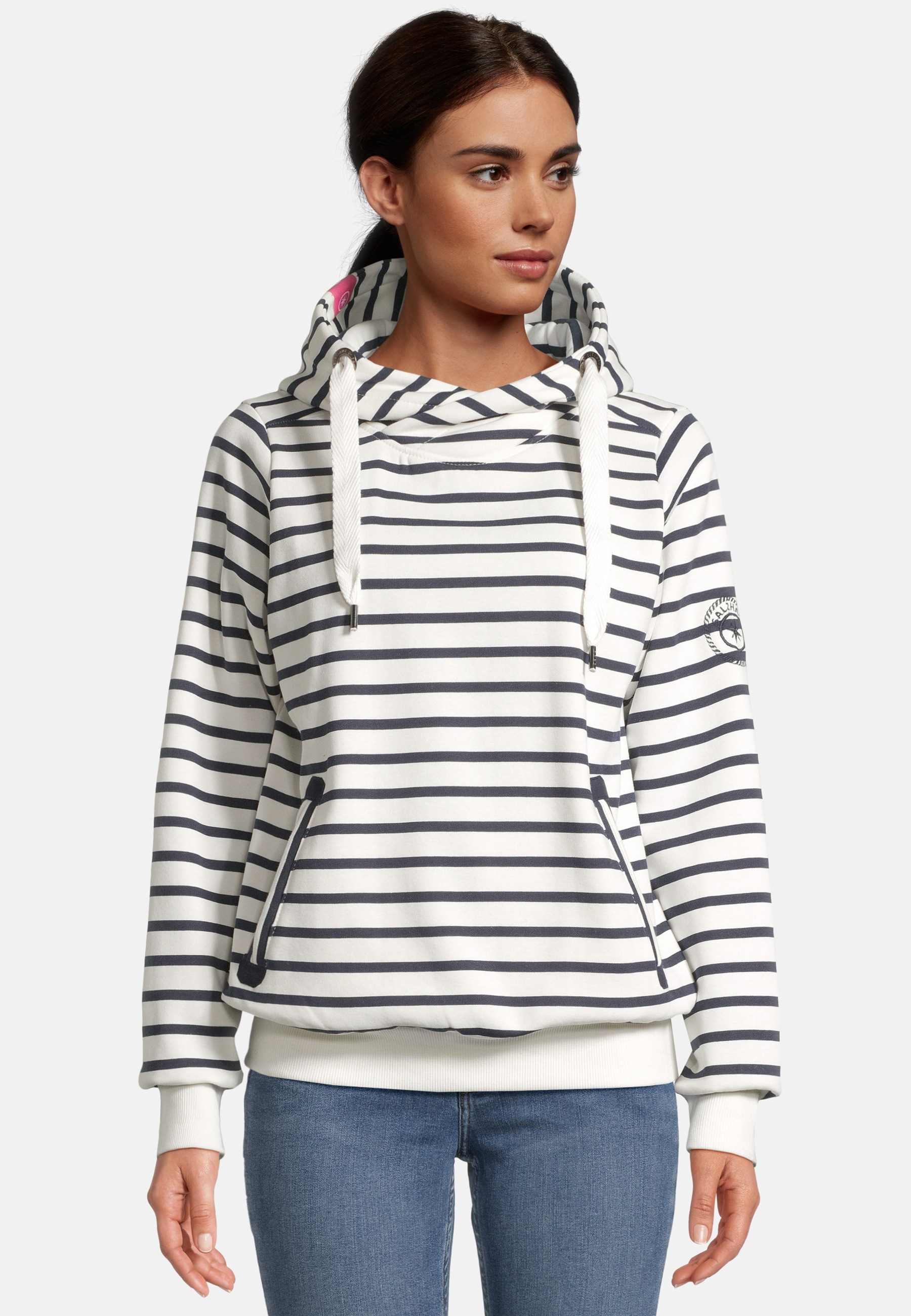 salzhaut Kapuzenpullover "Hoodie SÜNN - RINGEL" günstig online kaufen