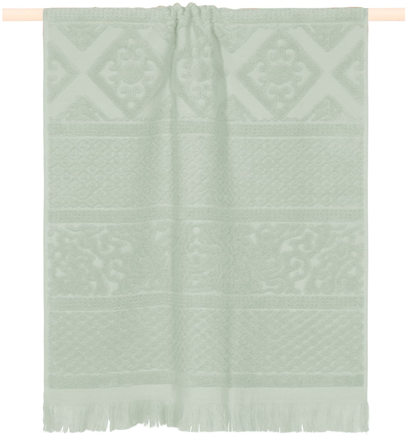 PAD Strandtuch "HARLEM" Made in Europe, Ton in Ton gestreift, mit Ornamente günstig online kaufen