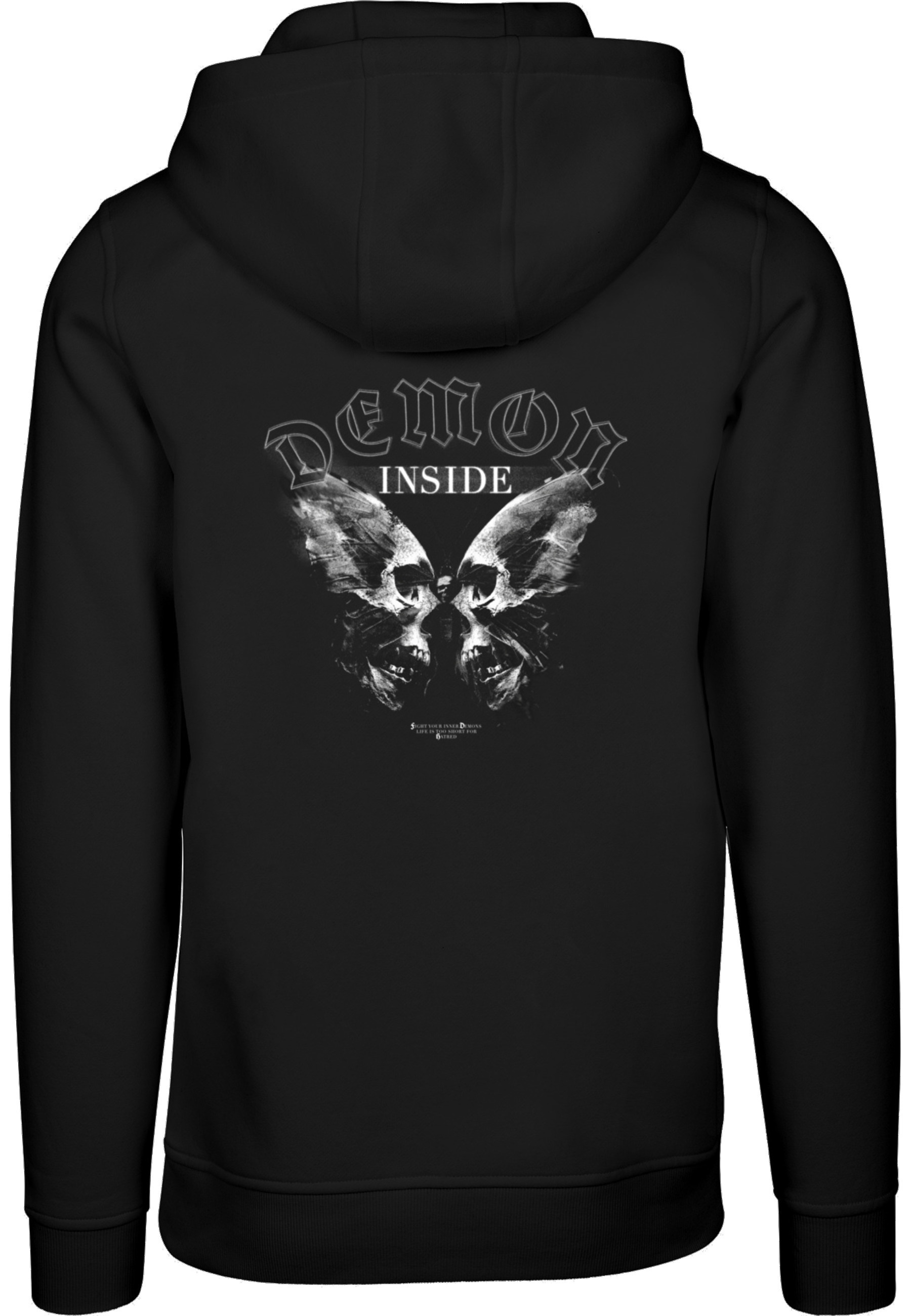 MisterTee Kapuzenpullover "MisterTee Skull Butterfly Hoody" 1 Stk. günstig online kaufen