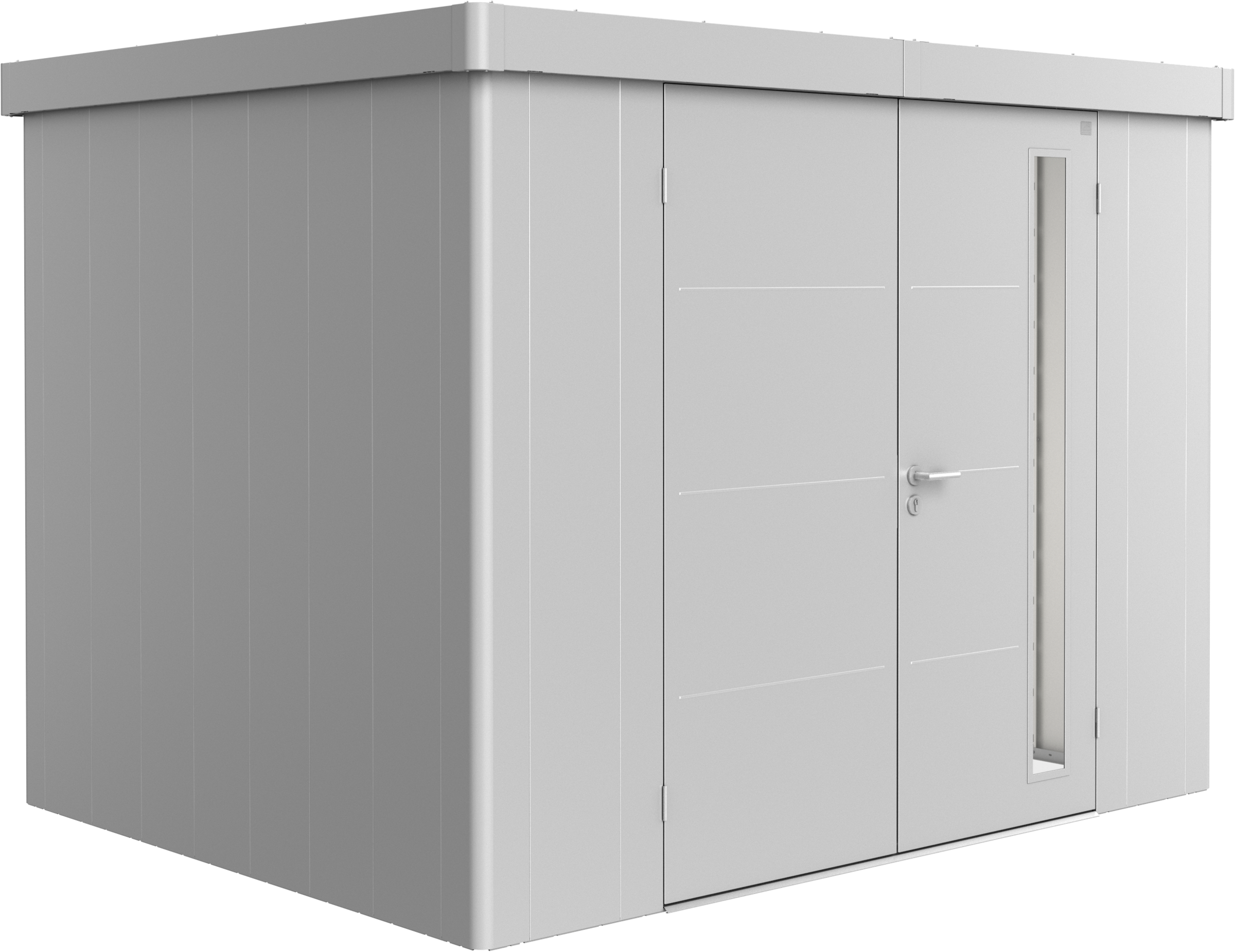 Biohort Gerätehaus "Neo 2C Doppeltür" stylisches Gartenhaus mit Flachdach günstig online kaufen