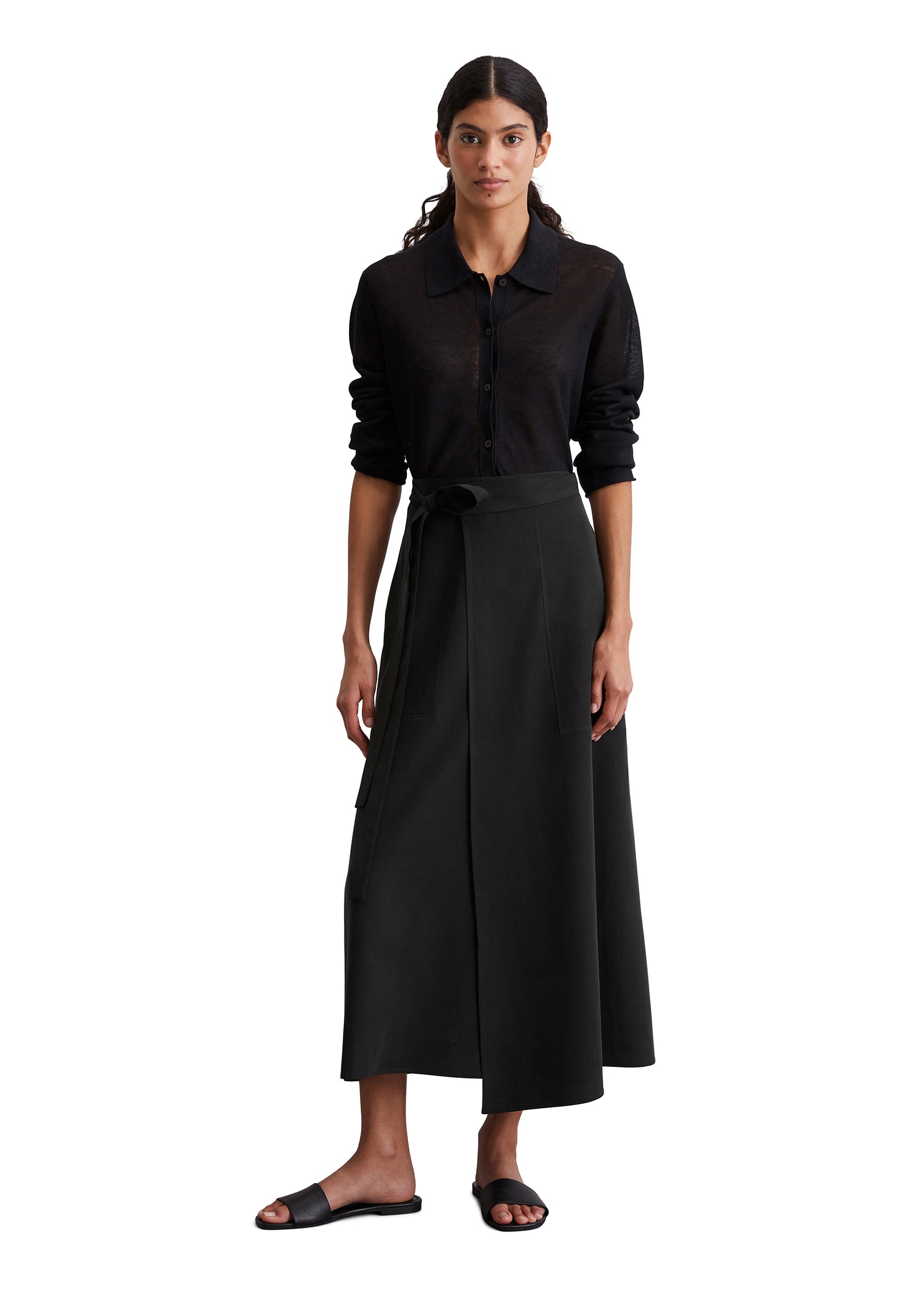 Marc O'Polo Webrock »aus TENCEL™ Lyocell-Leinen-Mix«