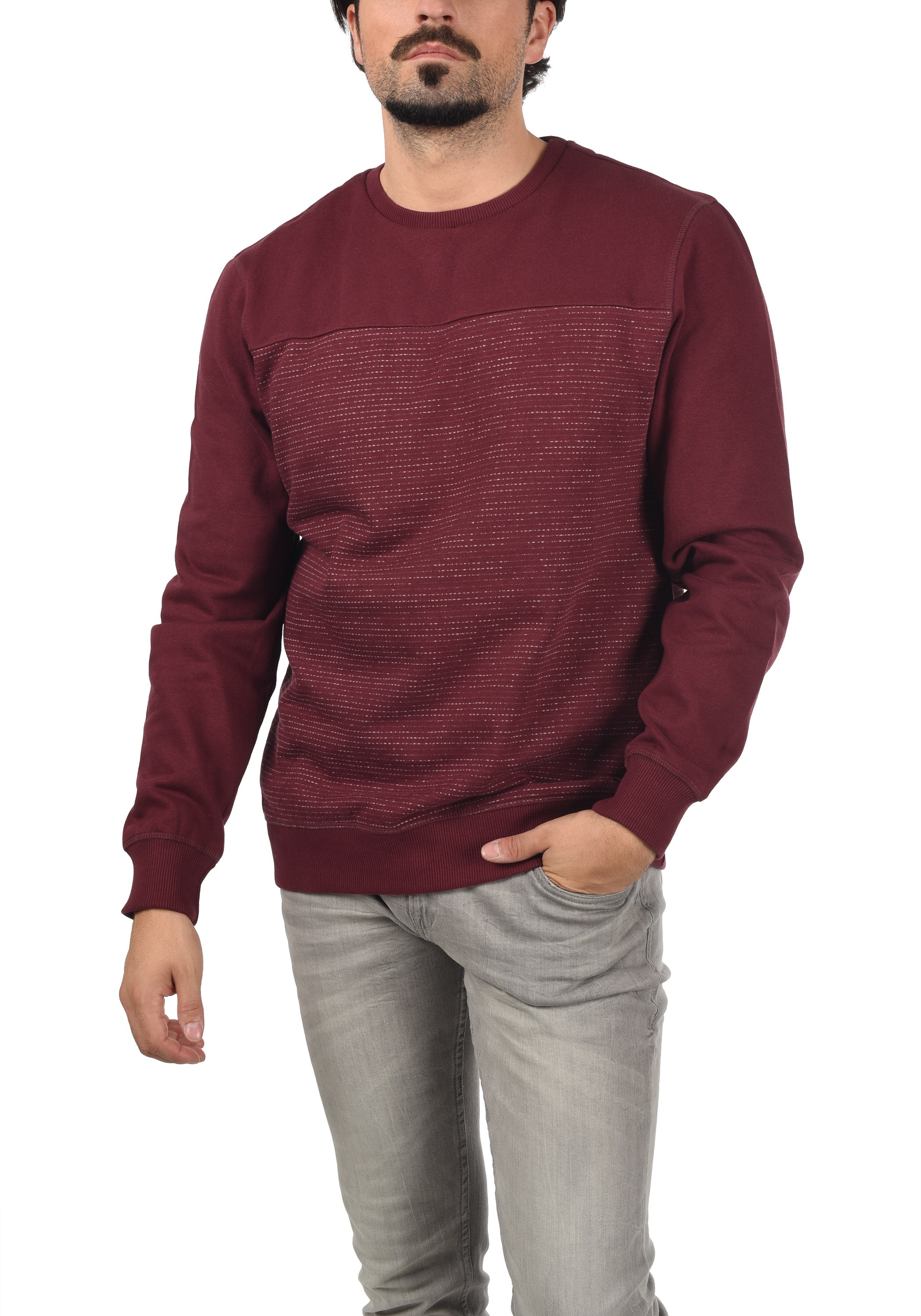 Blend Longpullover "BHTok", Klassisches Sweatshirt mit Rundhalsausschnitt günstig online kaufen