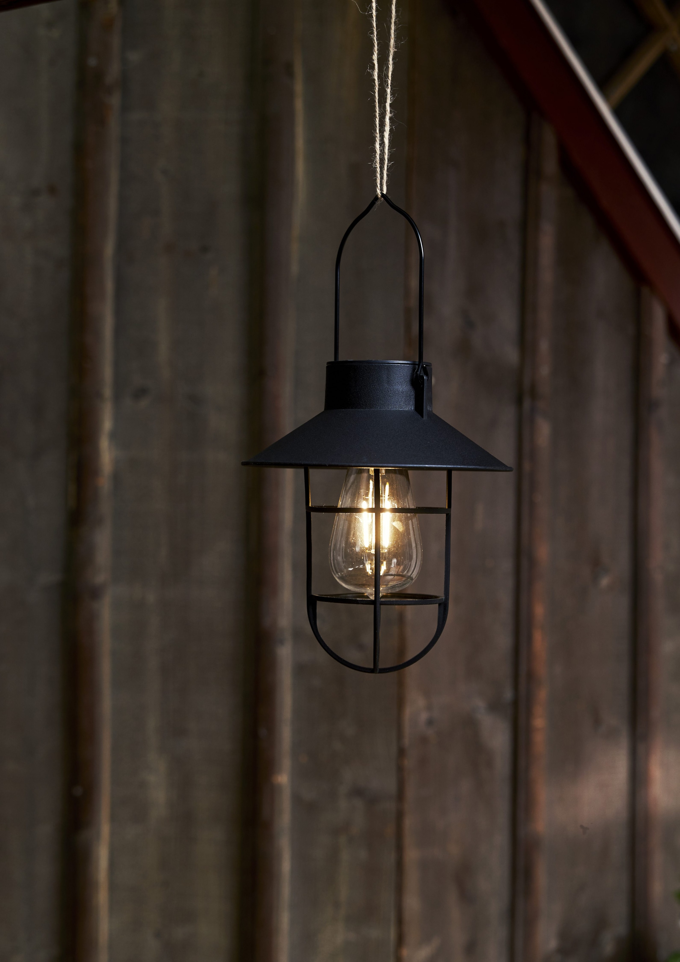 Parforce Traditional Hunting LED Solarleuchte »Solar Dekoration Cage« LED-Board 1 Stk. Warmweiß Hängende Solar-Laterne