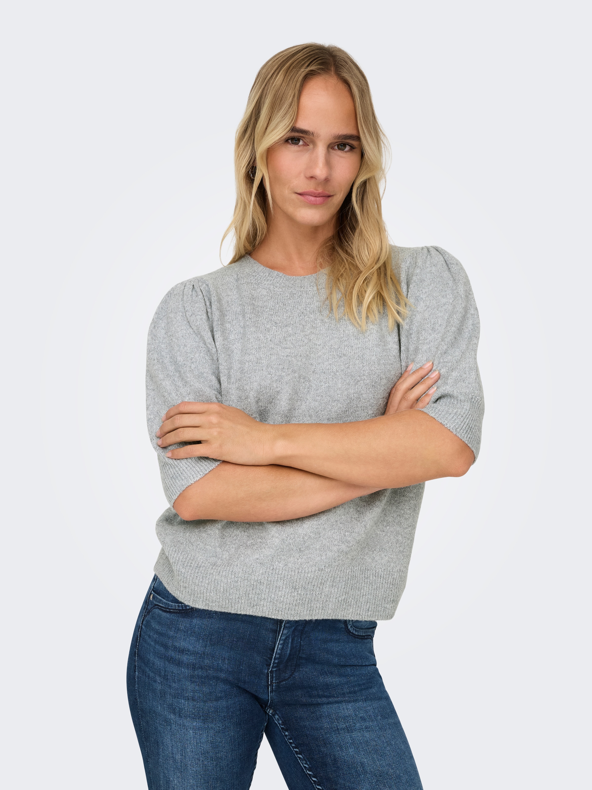 ONLY Strickpullover "ONLRICA LIFE 2/4 PULLOVER EX KNT" günstig online kaufen