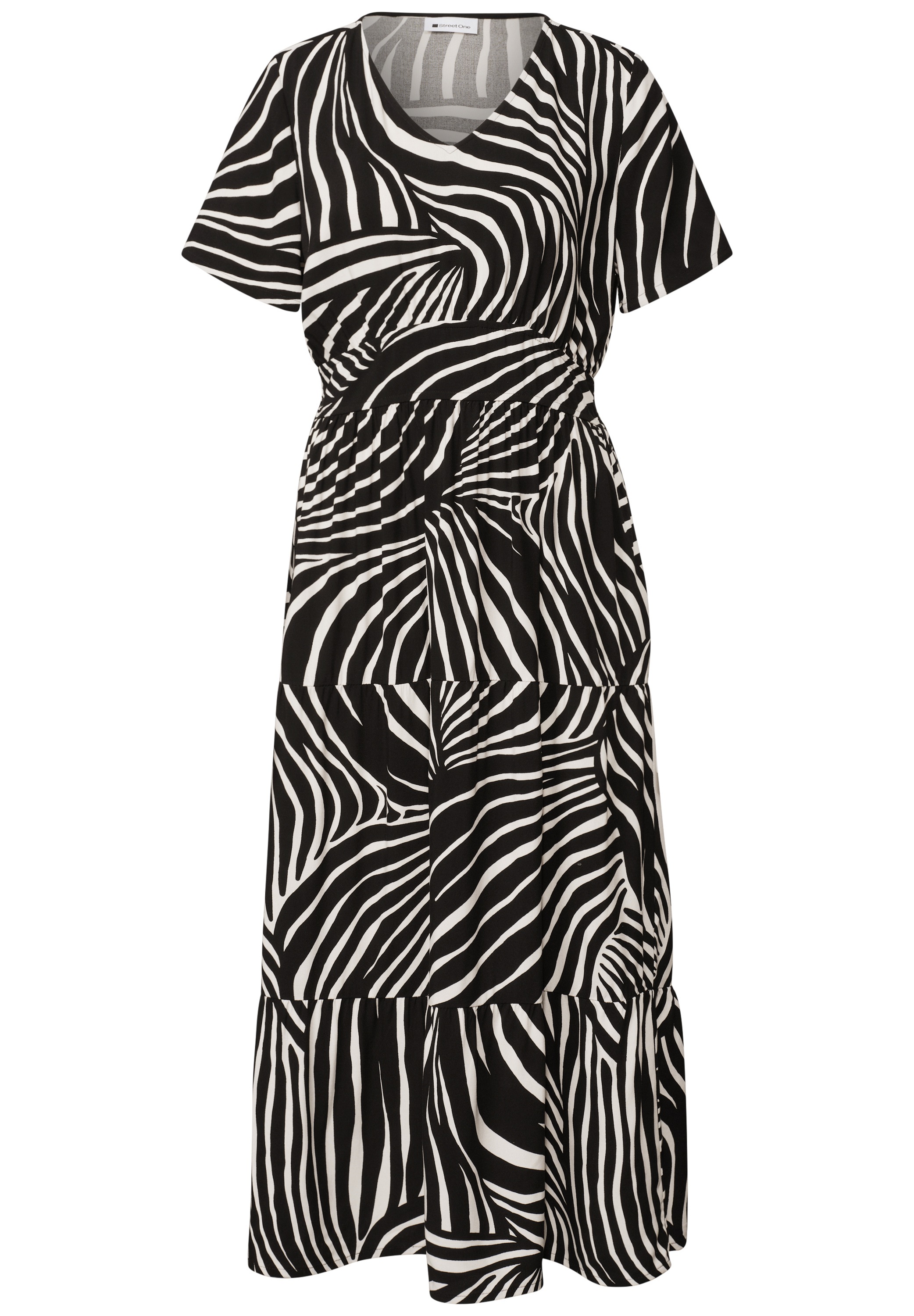 STREET ONE Midikleid Ohne Taschen mit Print