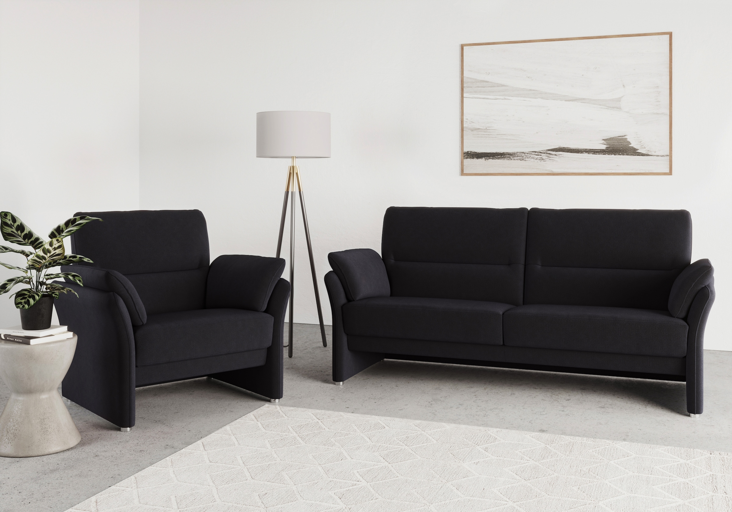 DOMO collection 2-Sitzer »Pina«, mit Federkern, Breite 199cm