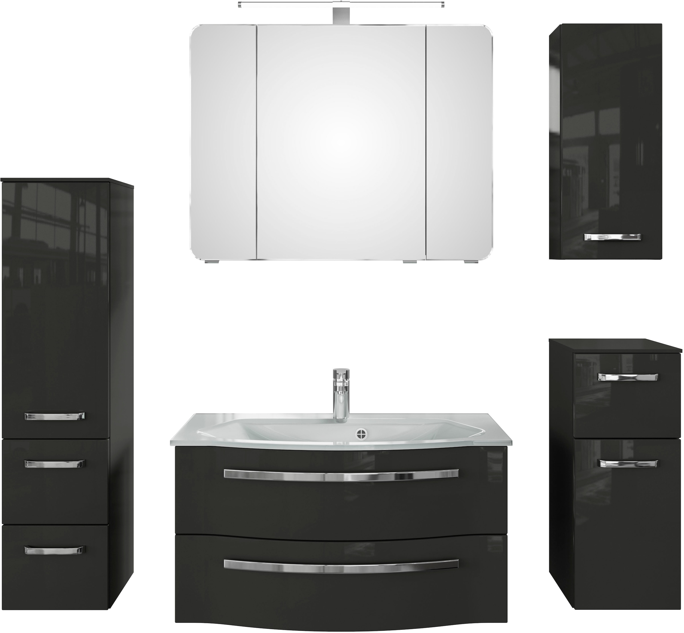 Saphir Badmöbel-Set "Serie 4005", (Set, 6 St.), Badmöbel-Set Serie 4005, vo günstig online kaufen