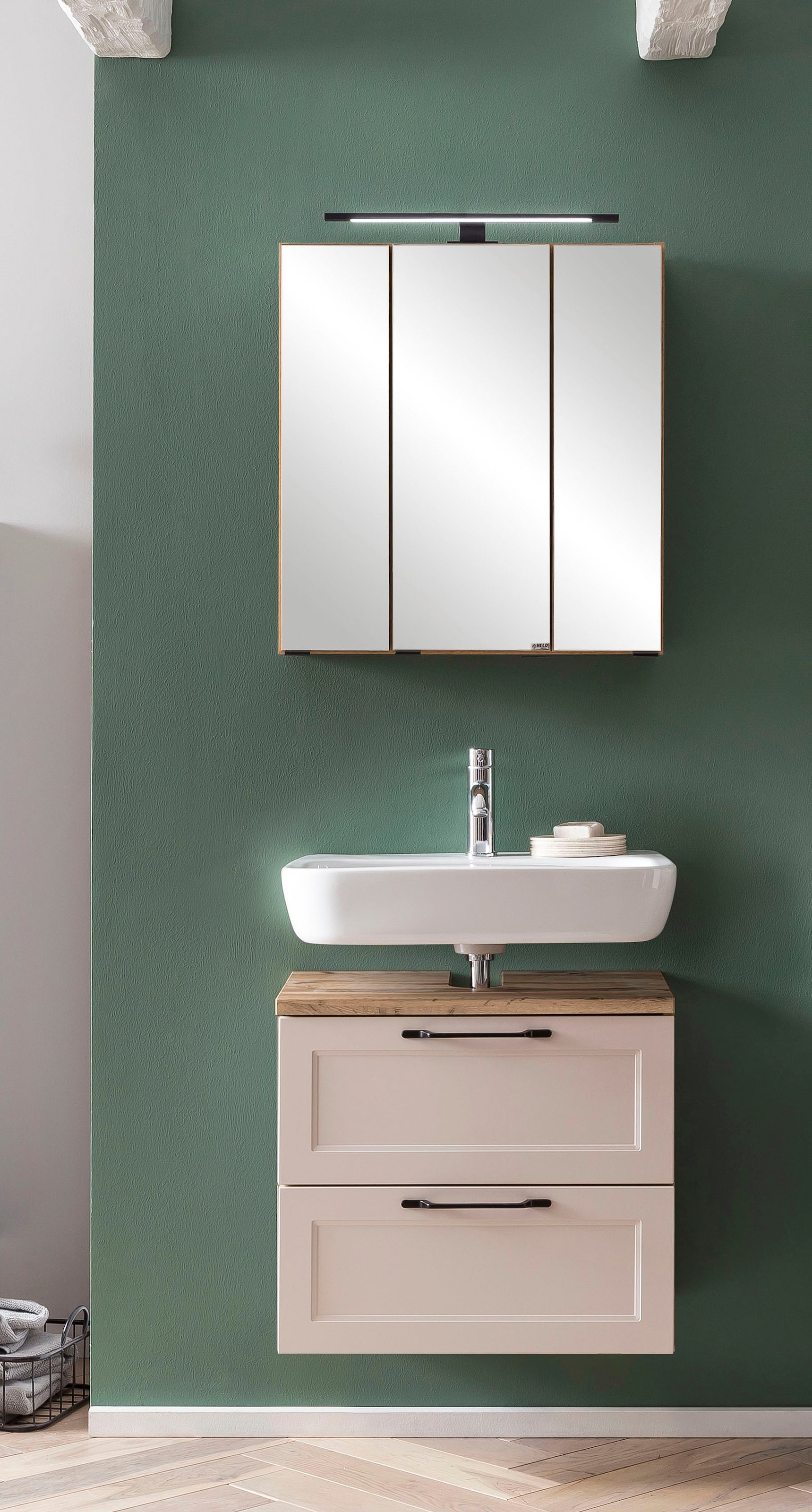 welltime Badmöbel-Set "Lana" Komplett-Set, 2 Stk. tlg. günstig online kaufen