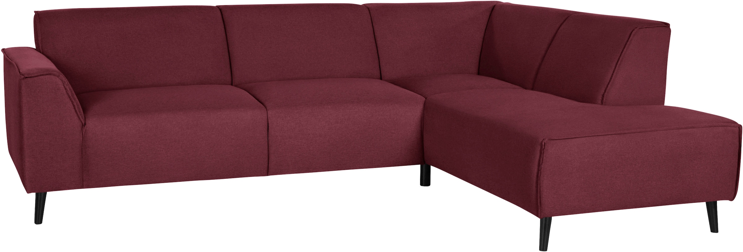 DOMO collection Ecksofa "Amora, bequem und zeitlos, L-Form", mit Federkern günstig online kaufen