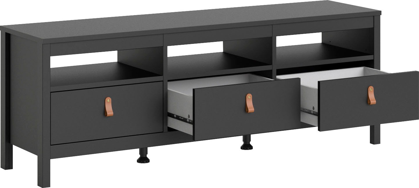 Home affaire TV-Bank »Madrid, TV-Möbel, Fernsehtisch, TV-Unit, Media-Möbel, Sideboard,«, mit 3 Schubladen und 3 offenen Fächern, Breite 151 cm, Höhe 54 cm
