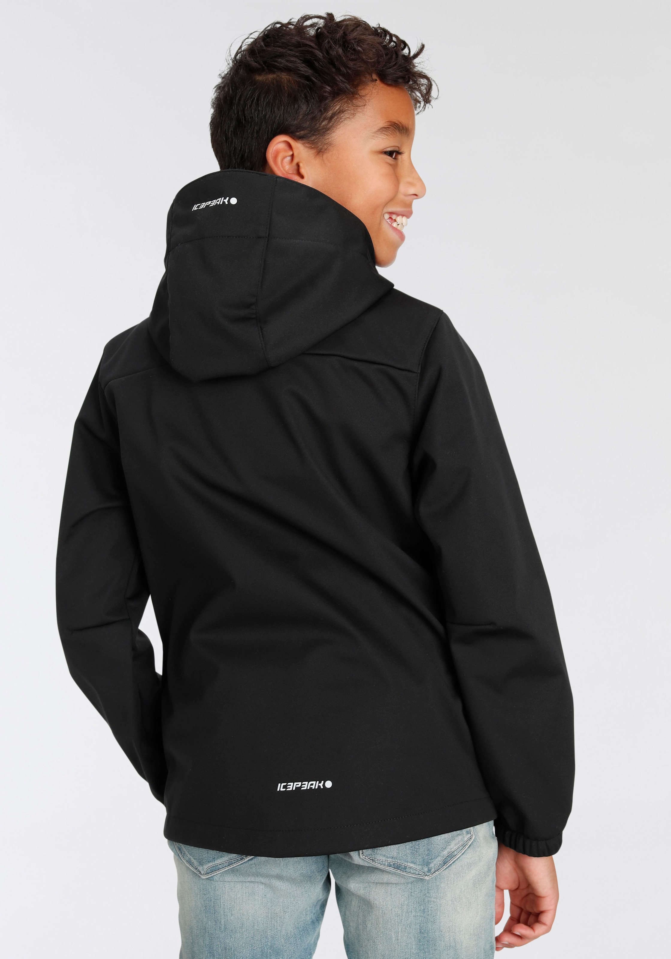 Icepeak Softshelljacke "KONAN JR", (1 St.), mit Kapuze günstig online kaufen