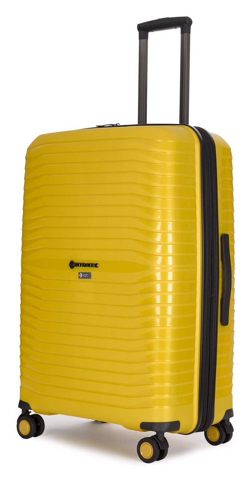 Stratic Trolley »BRIGHT+ Koffer L«, (1 St.), 4 Rollen, Hartschalenkoffer Trolley TSA-Zahlenschloss STRATIC CONNECT NFC-Chip