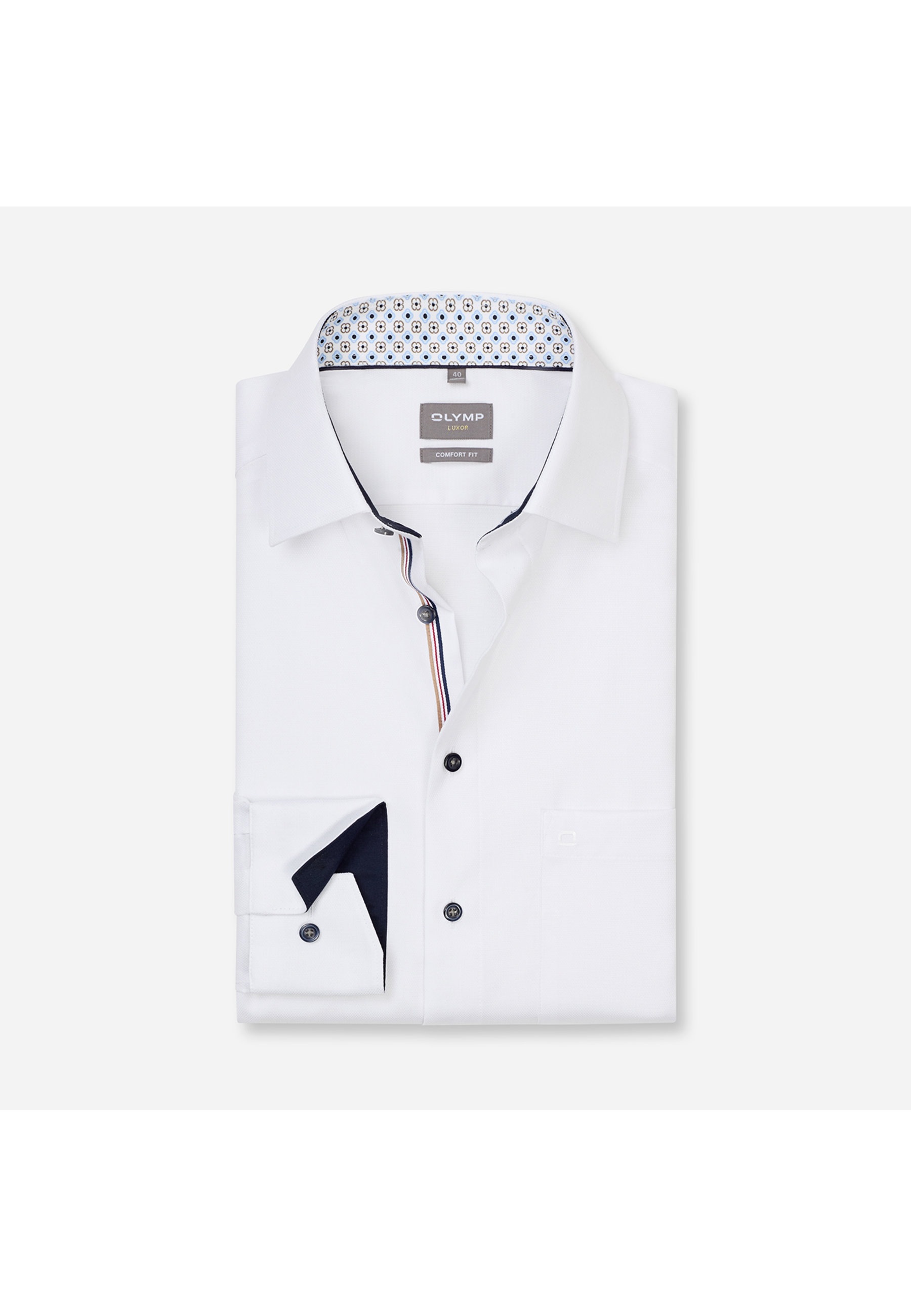 OLYMP Luxor Business Shirt White 43 9