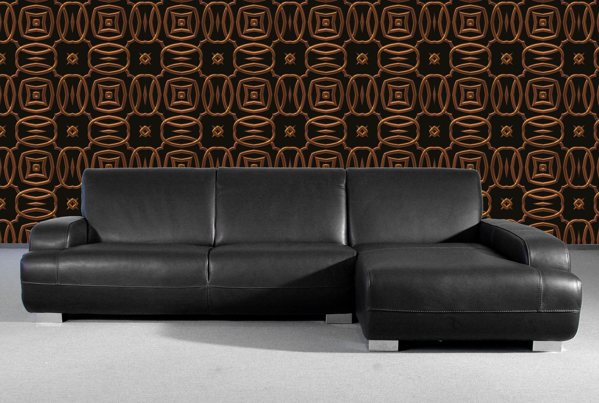 queence Vinyltapete »Aichakio«, bedruckt-Barock-Antikoptik-Kunst, 90x250cm, selbstklebend, kinderleichte Anbringung, Sticker
