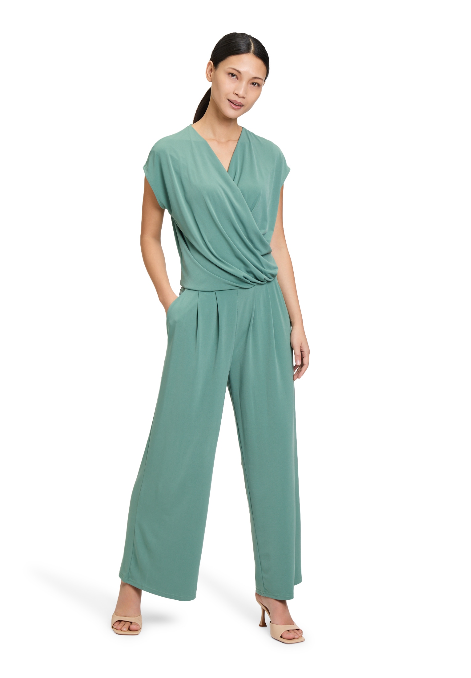 Vera Mont Overall "Damen Jumpsuit in 7/8 Länge", 1 Stk. Muster günstig online kaufen