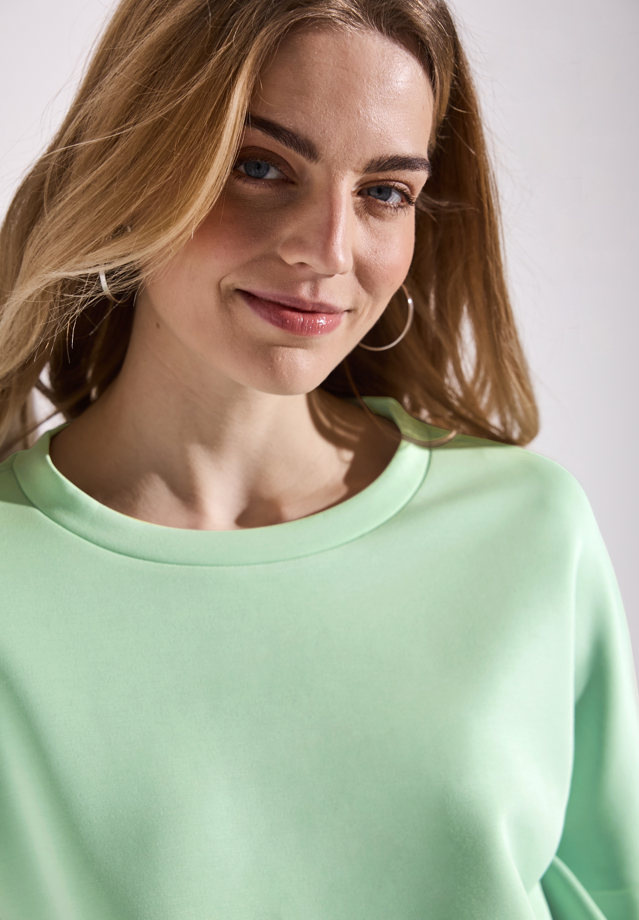 STREET ONE Sweatshirt, mit Tunnelzug am Saum
