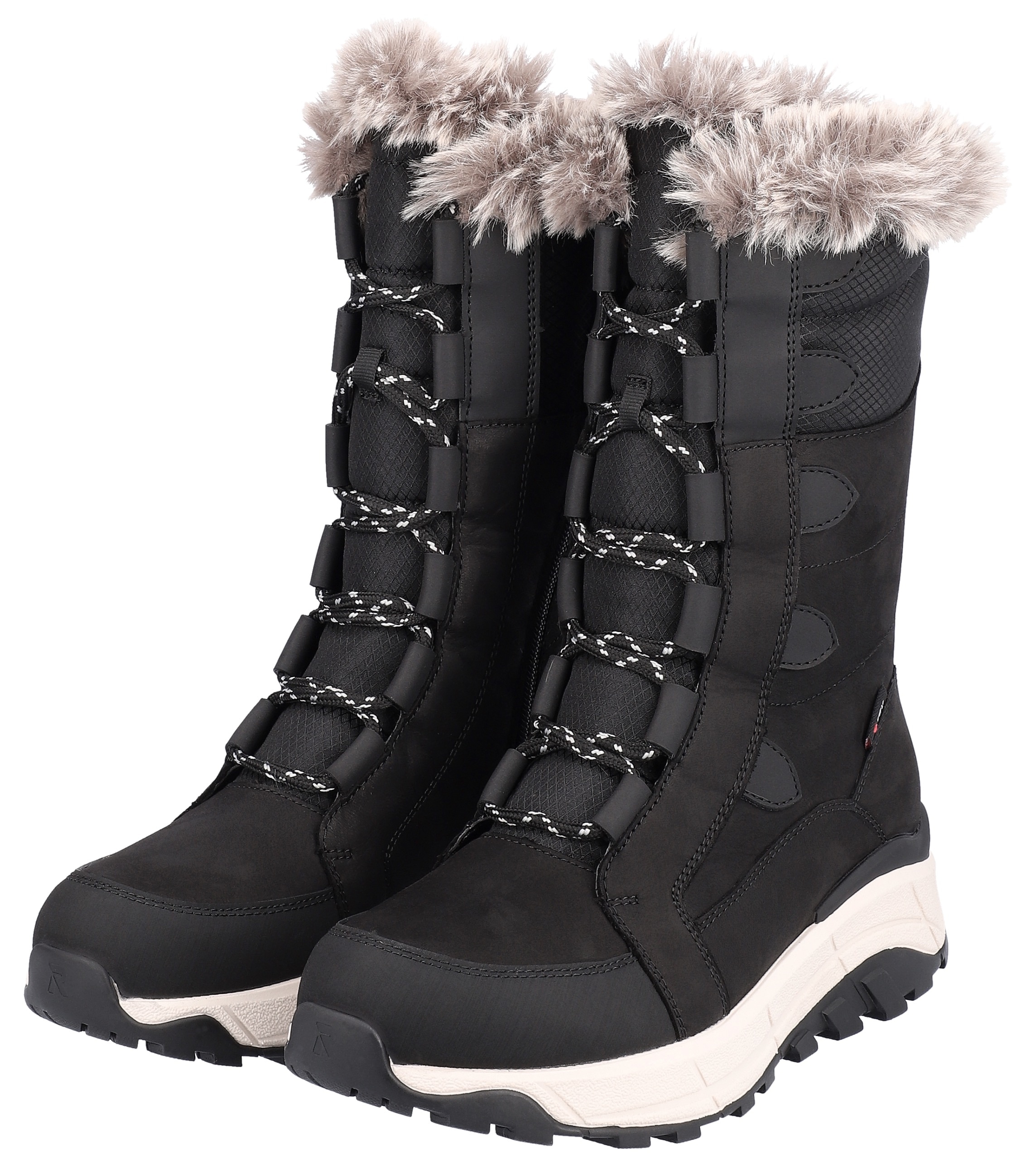 Rieker EVOLUTION Winterboots, Schneeboots, Winterboots mit Lammwollfutter, Fiber Grip Laufsohle