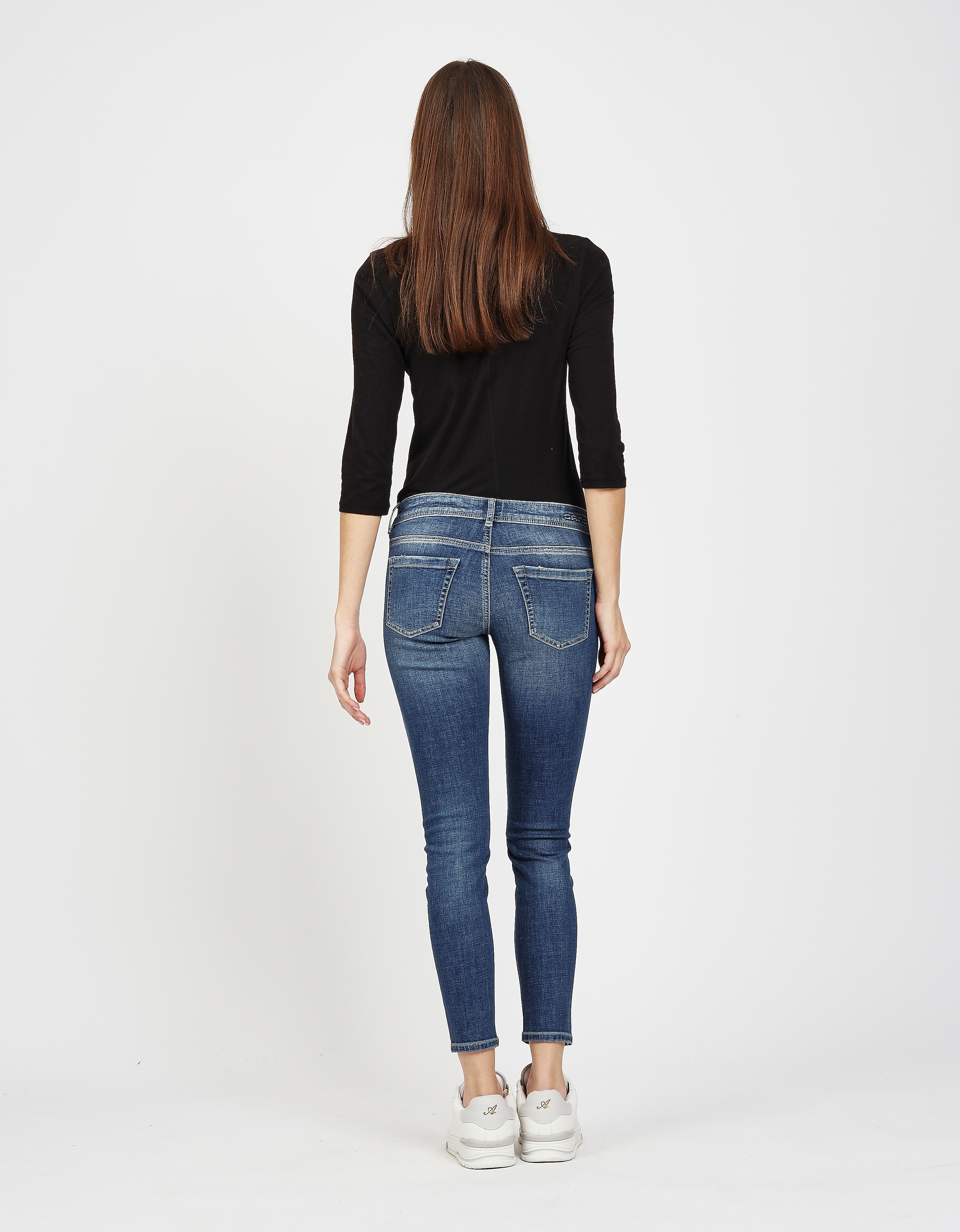 GANG Skinny-fit-Jeans »94FAITH CROPPED«, mit verkürzter Beinlänge