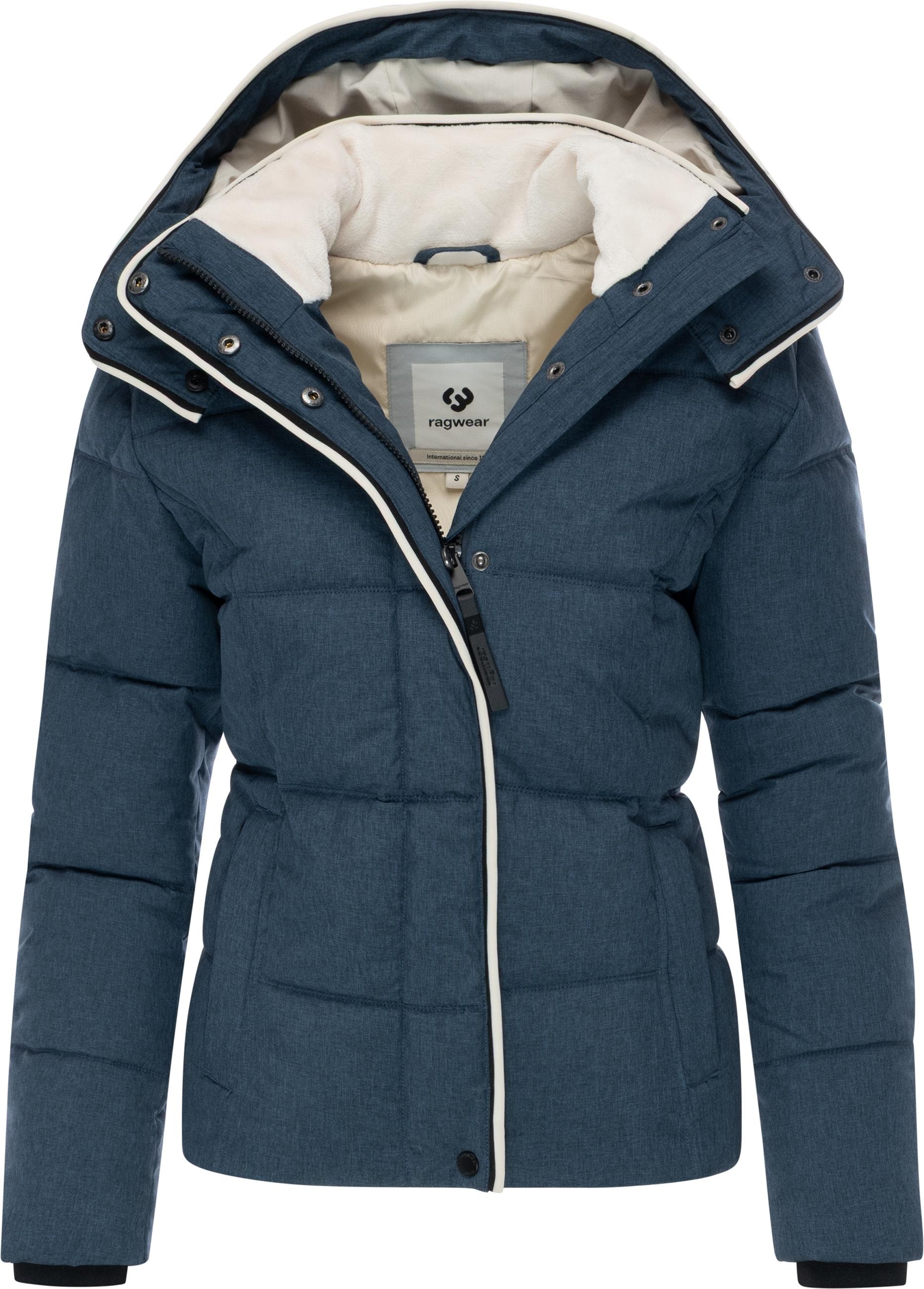 Ragwear Winterjacke »Gleama Melange YOUMODO«, mit Kapuze, Wasserdichte Steppjacke mit abnehmbarer Kapuze