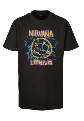 MisterTee  Kurzarmshirt »Kinder Kids Nirvana Lith...