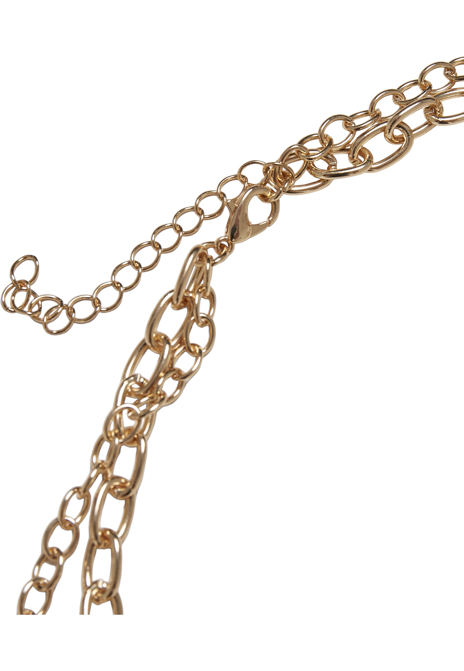 URBAN CLASSICS Edelstahlkette »Urban Classics Unisex Diamond Zodiac Golden Necklace«