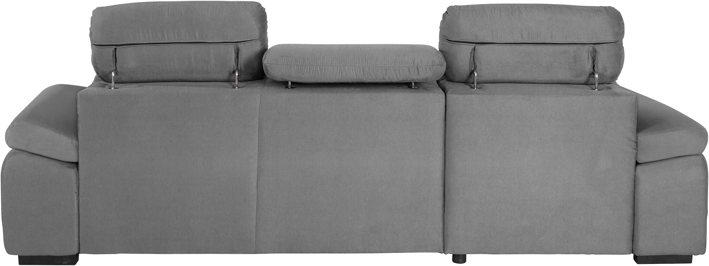 COTTA Ecksofa »Lola L-Form«, (Set, mit Hocker), mit Hocker & Kopfteilfunktion, wahlw. Bett- und Armteilfunktion