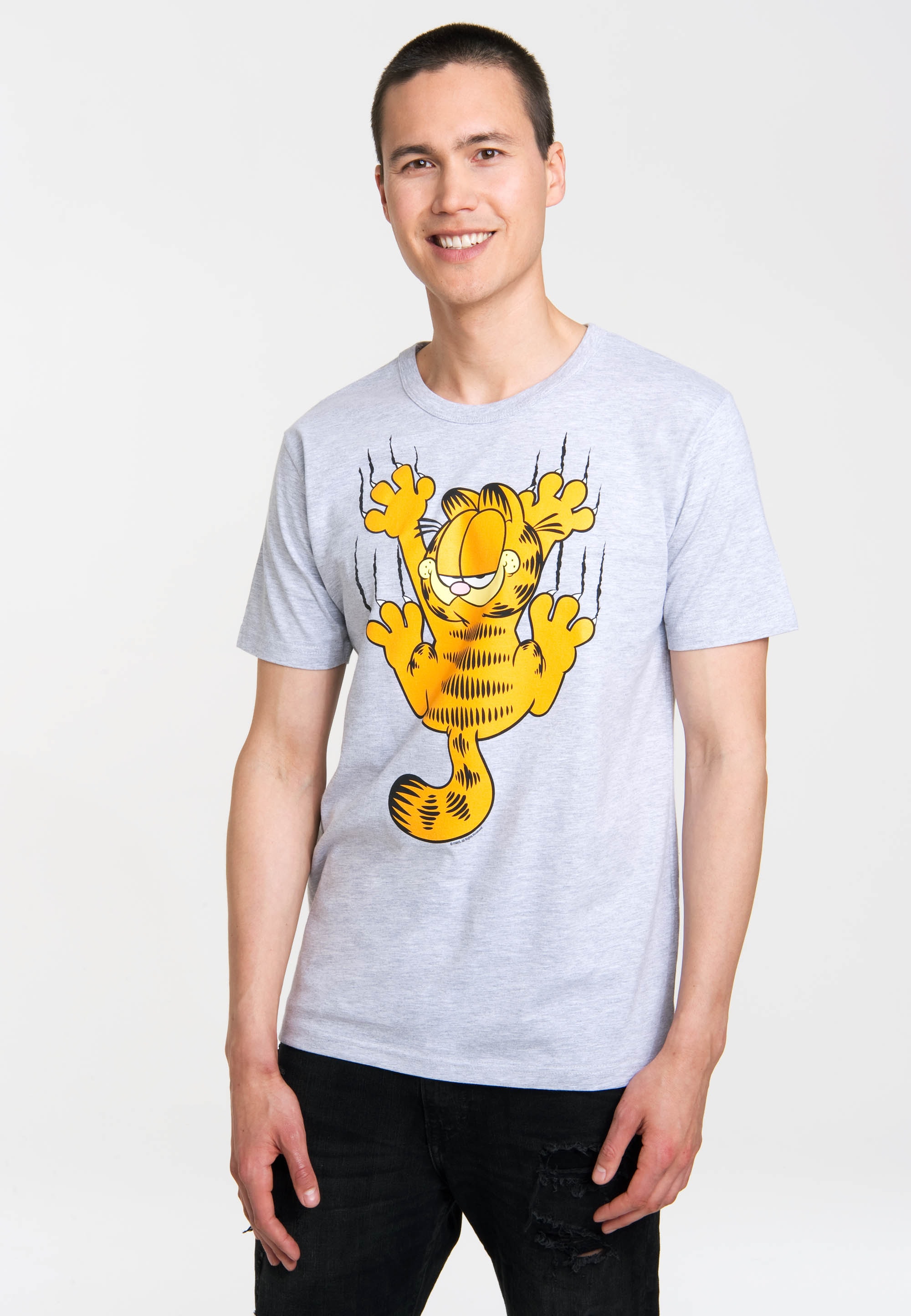LOGOSHIRT T-Shirt »Garfield Scratches«, BAUR ▷ Frontprint | für mit witzigem