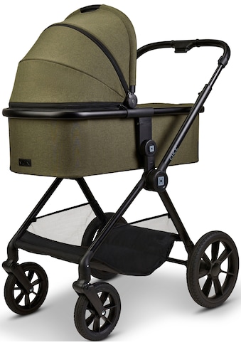 Kombi-Kinderwagen »Clicc, moss green/melange«