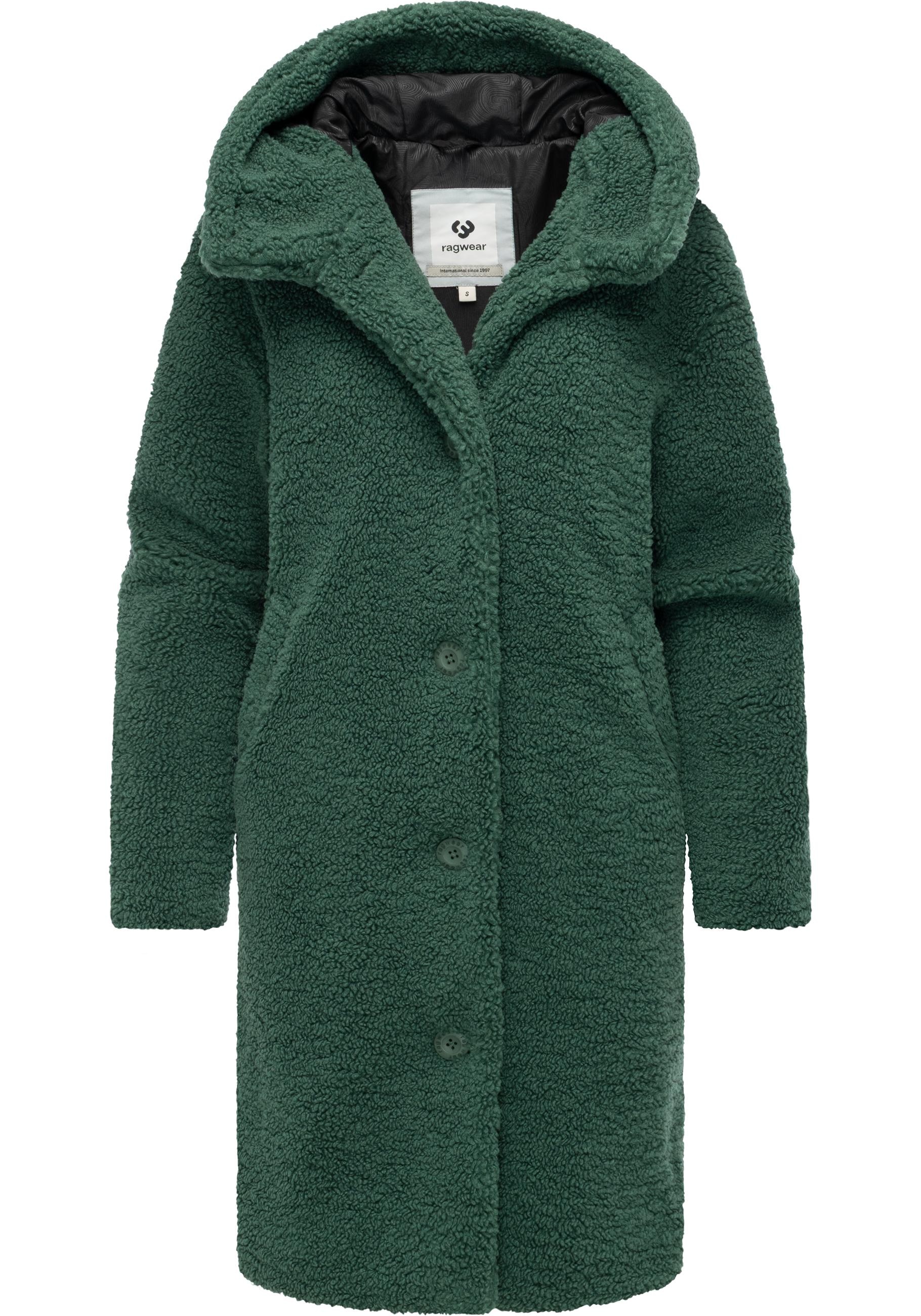 Ragwear Langmantel »Joonie YOUMODO« Langer Winter Plüschmantel mit Kapuze