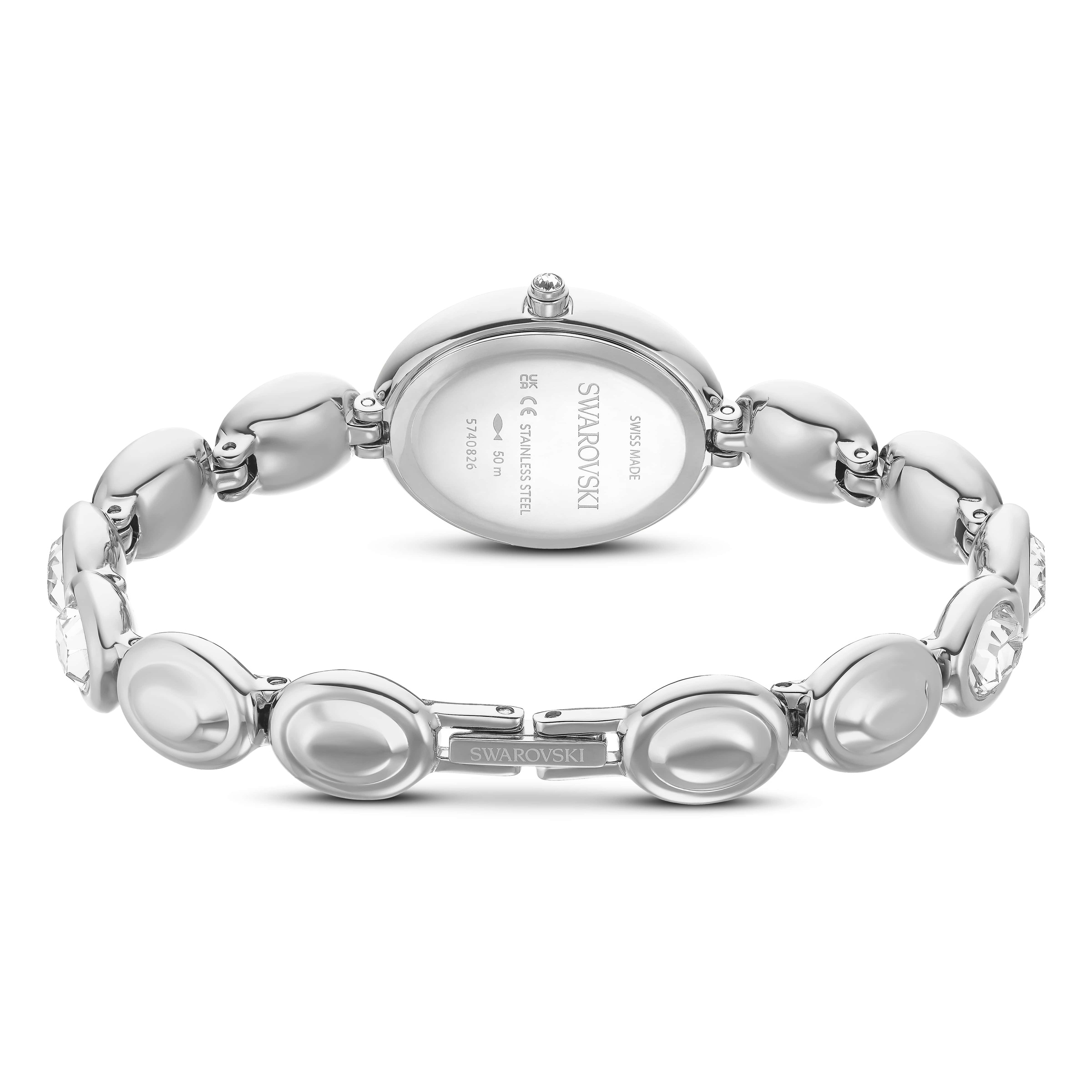 Swarovski Quarzuhr »IMBER« Armbanduhr, Damenuhr, Swiss Made, Edelstahlarmband, analog