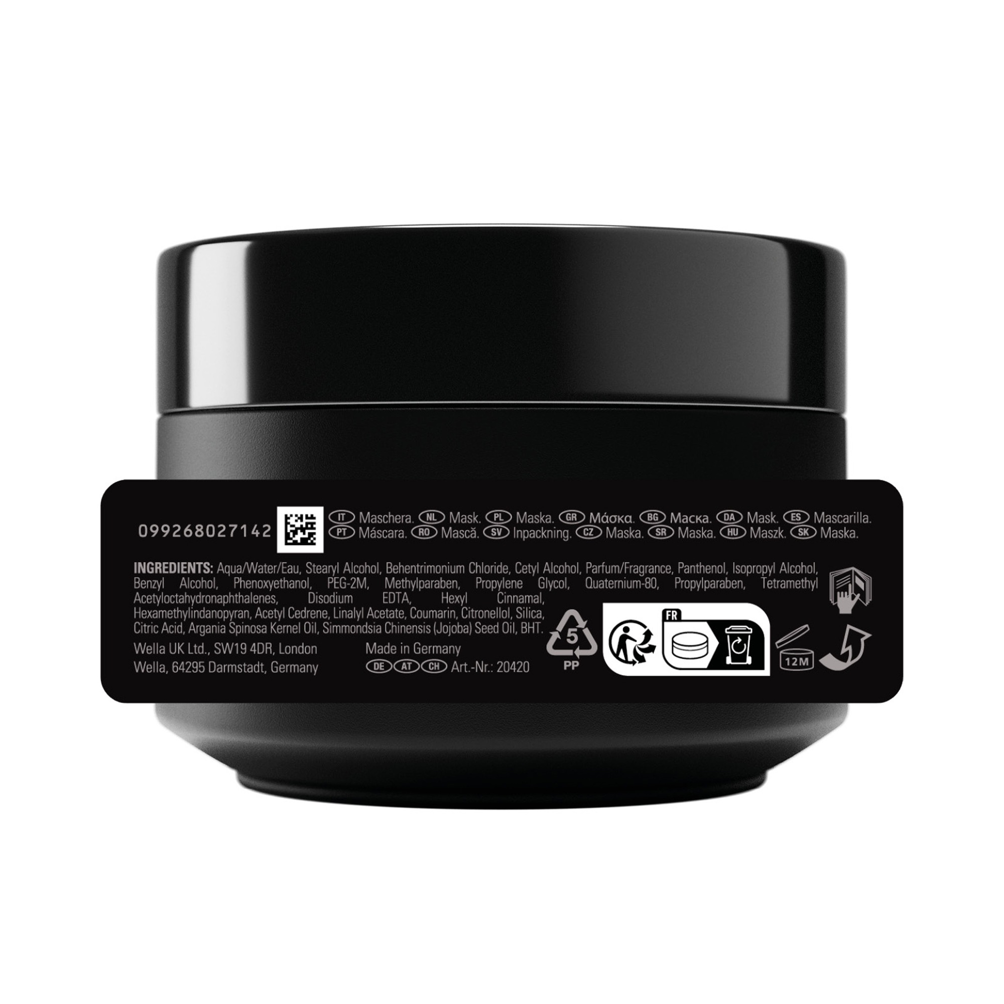 Sebastian Professional Haarmaske »Dark Oil Mask« für geschädigtes, glanzloses, trockenes und widerspenstiges Haar
