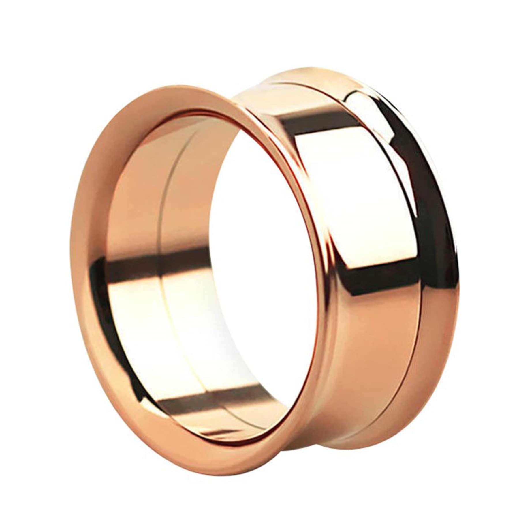 Adelia´s Dehnschnecke "Piercing  Ohrpiercing", aus 316l Stahl PVD 18kt. Rosè Gold beschichtet