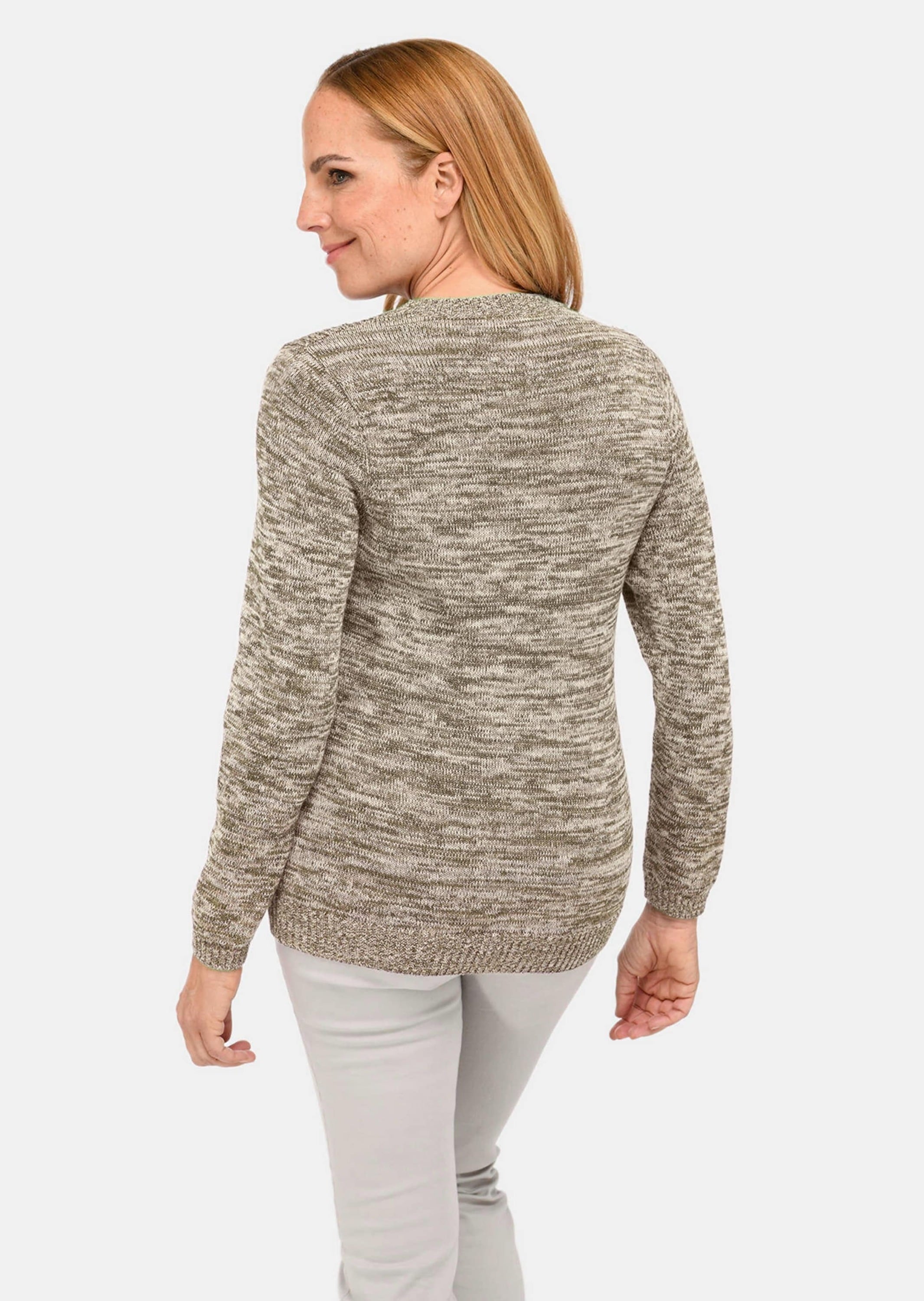 GOLDNER Strickpullover »Pullover mit Glanzgarn«