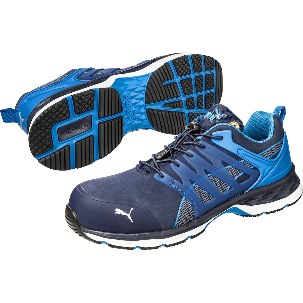 PUMA Safety Sicherheitsschuh »VELOCITY 2.0 BLUE LOW S1P ESD HRO SRC«