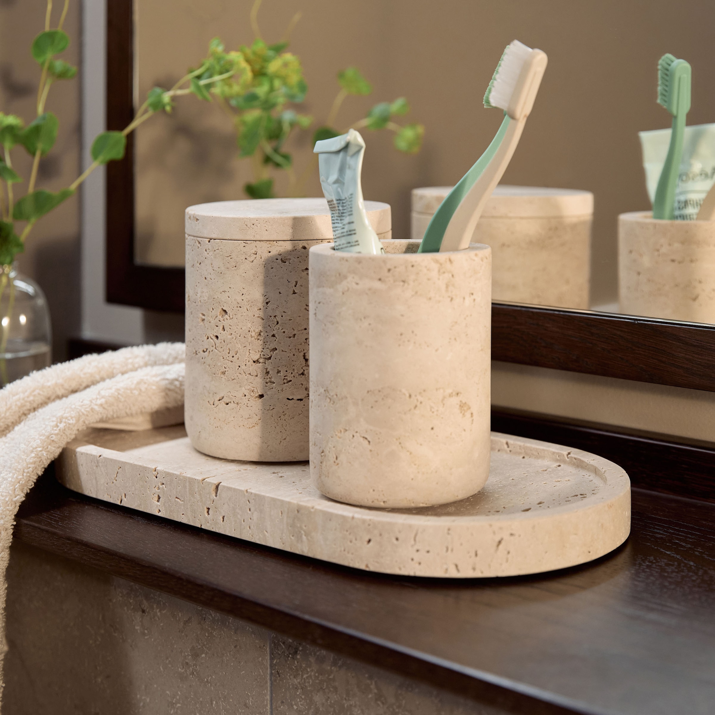 Möve Dekotablett »Travertine Grace«