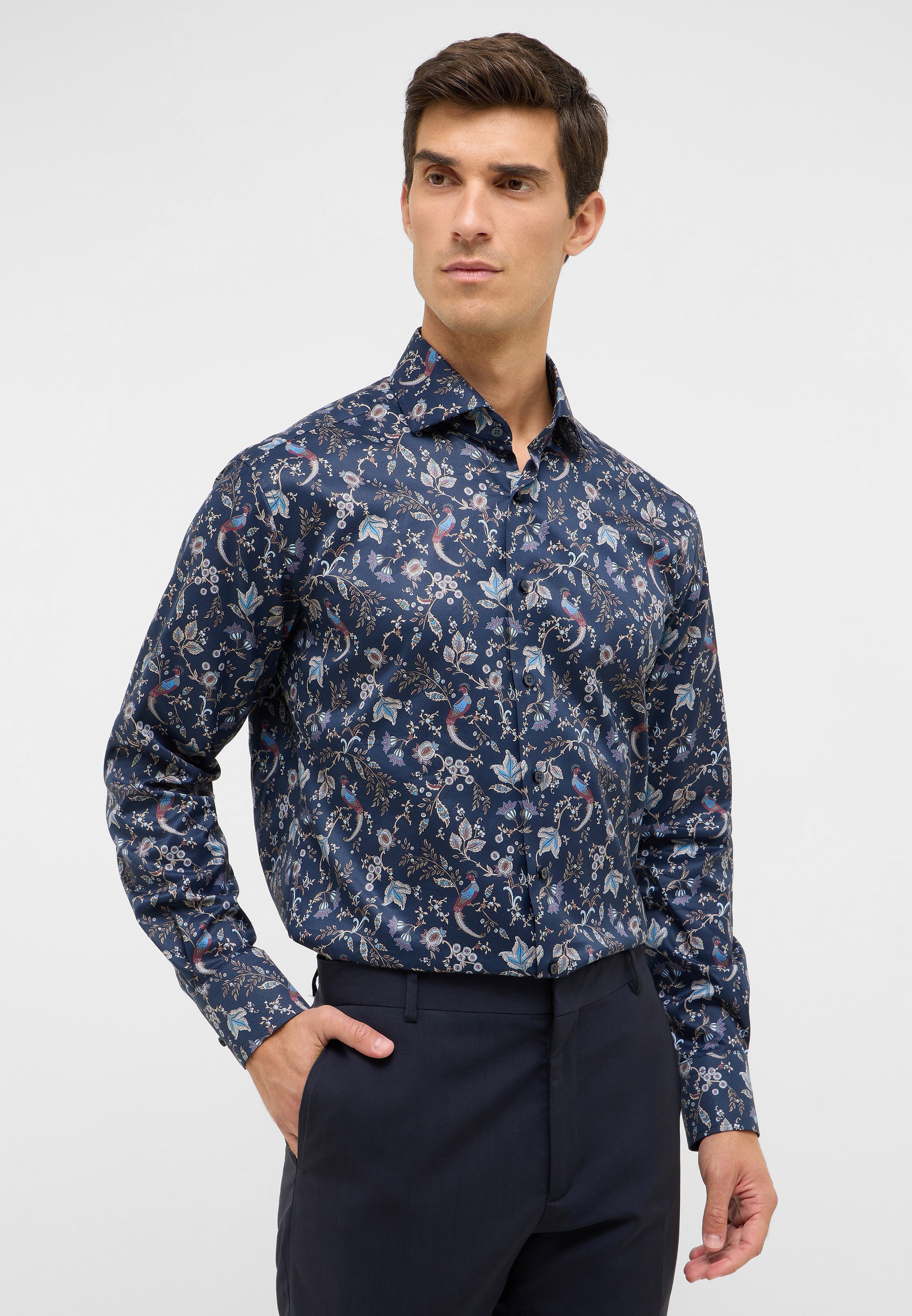 Eterna Langarmhemd "MODERN FIT", NON IRON (bügelfrei) günstig online kaufen