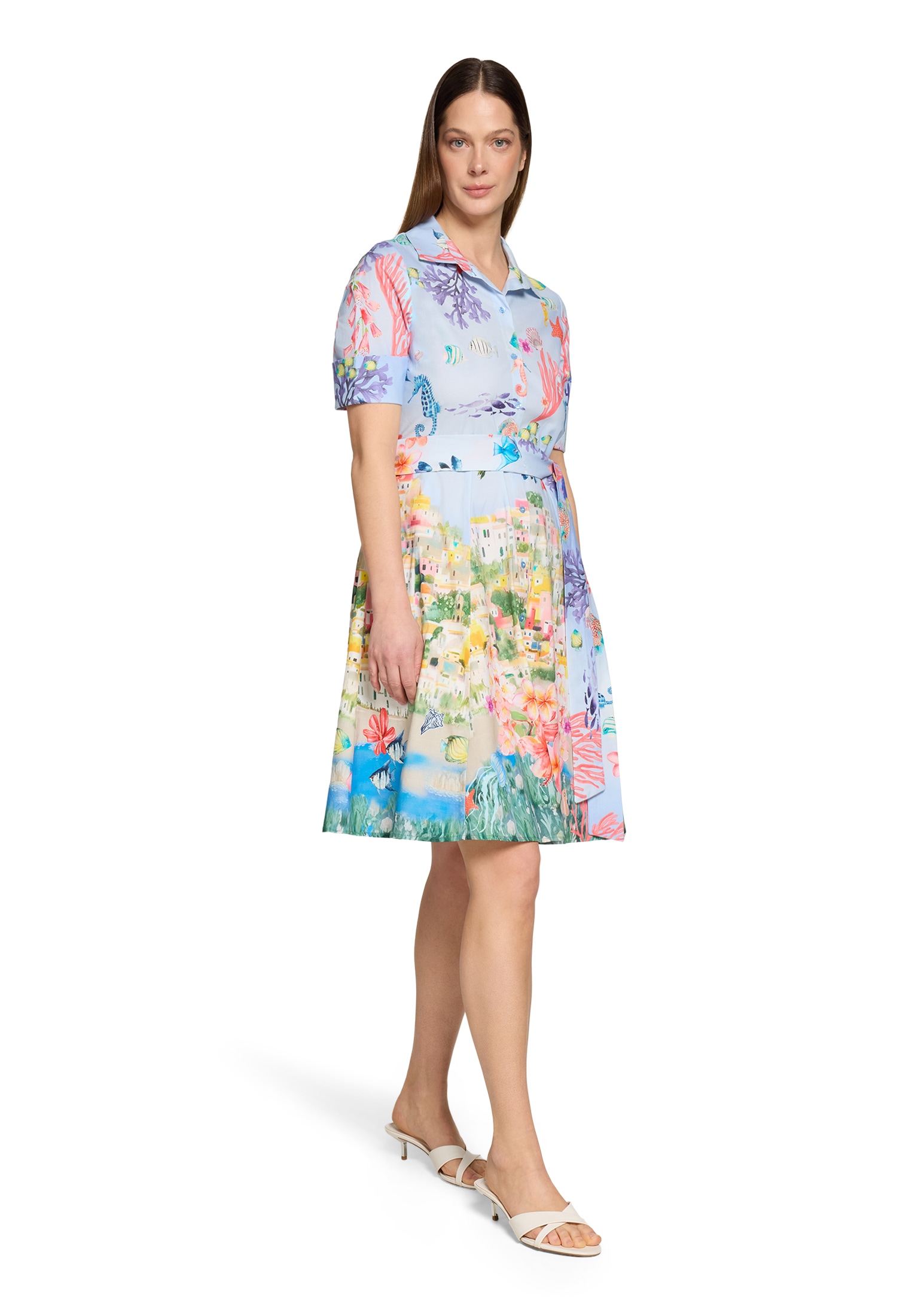 Vera Mont Hemdblusenkleid »Damen mit Knopfleiste« Nahttasche