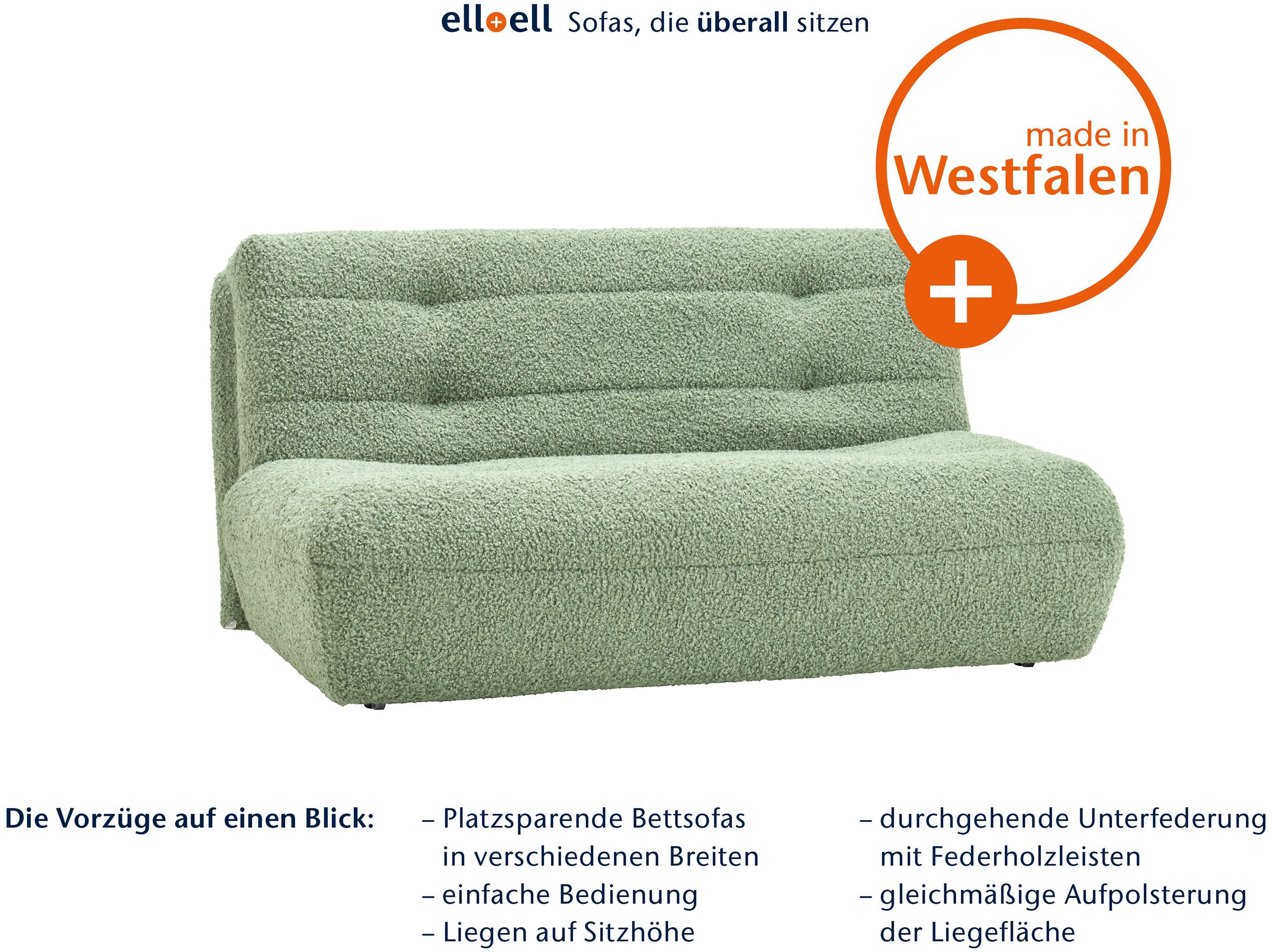 Thumbnail - ell + ell Schlafsofa "Vanja"