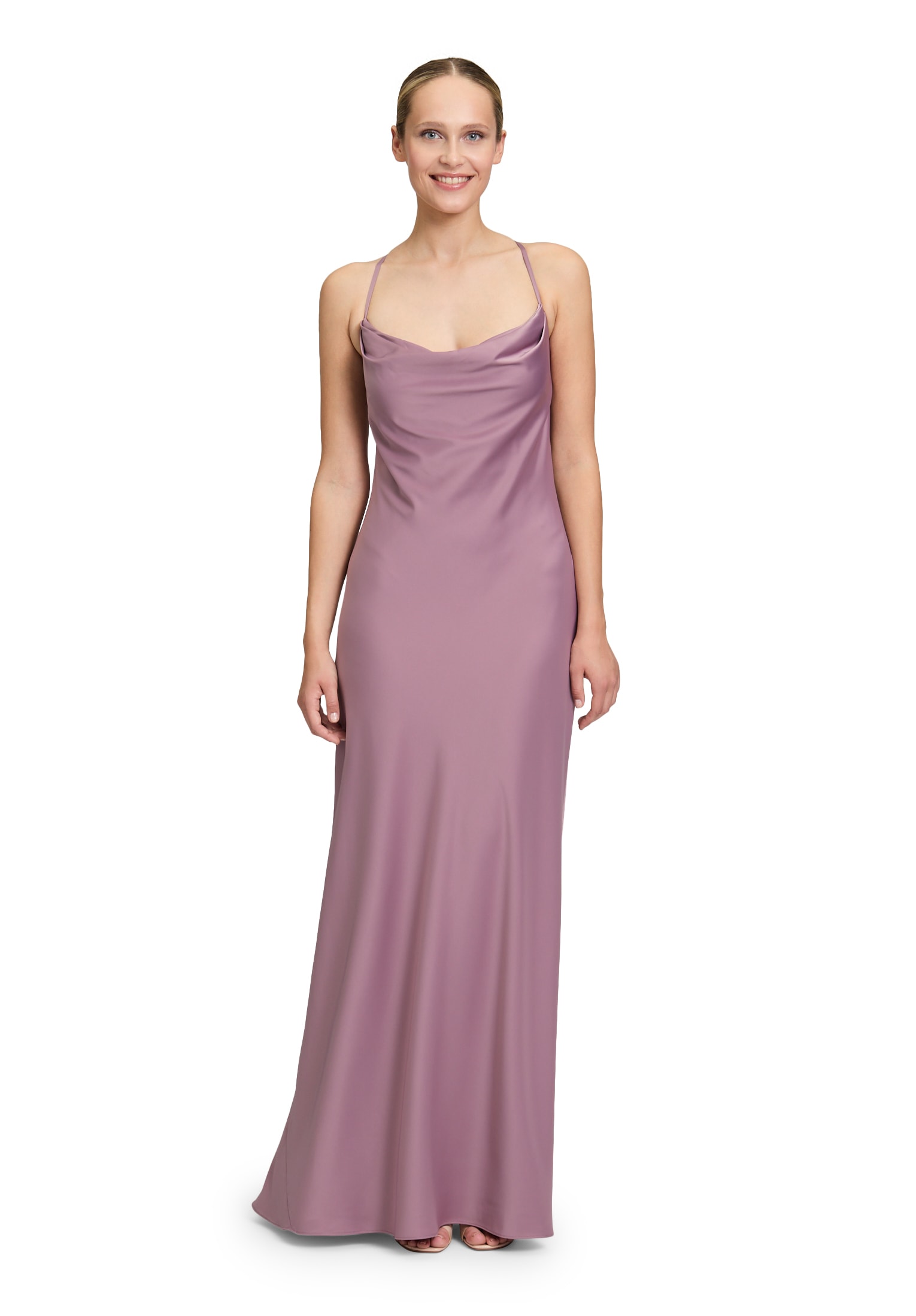 Vera Mont Abendkleid "Vera Mont Abendkleid mit Wasserfallausschnitt" günstig online kaufen