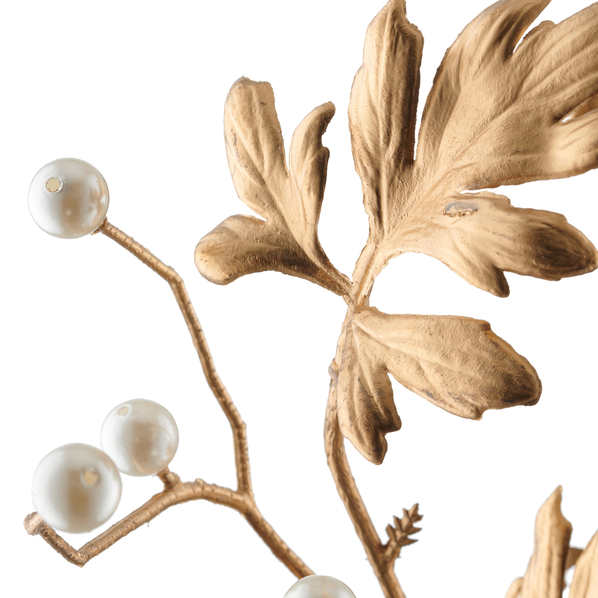 Creativ green Kunstzweig »Blattzweig« in festlicher Farbe