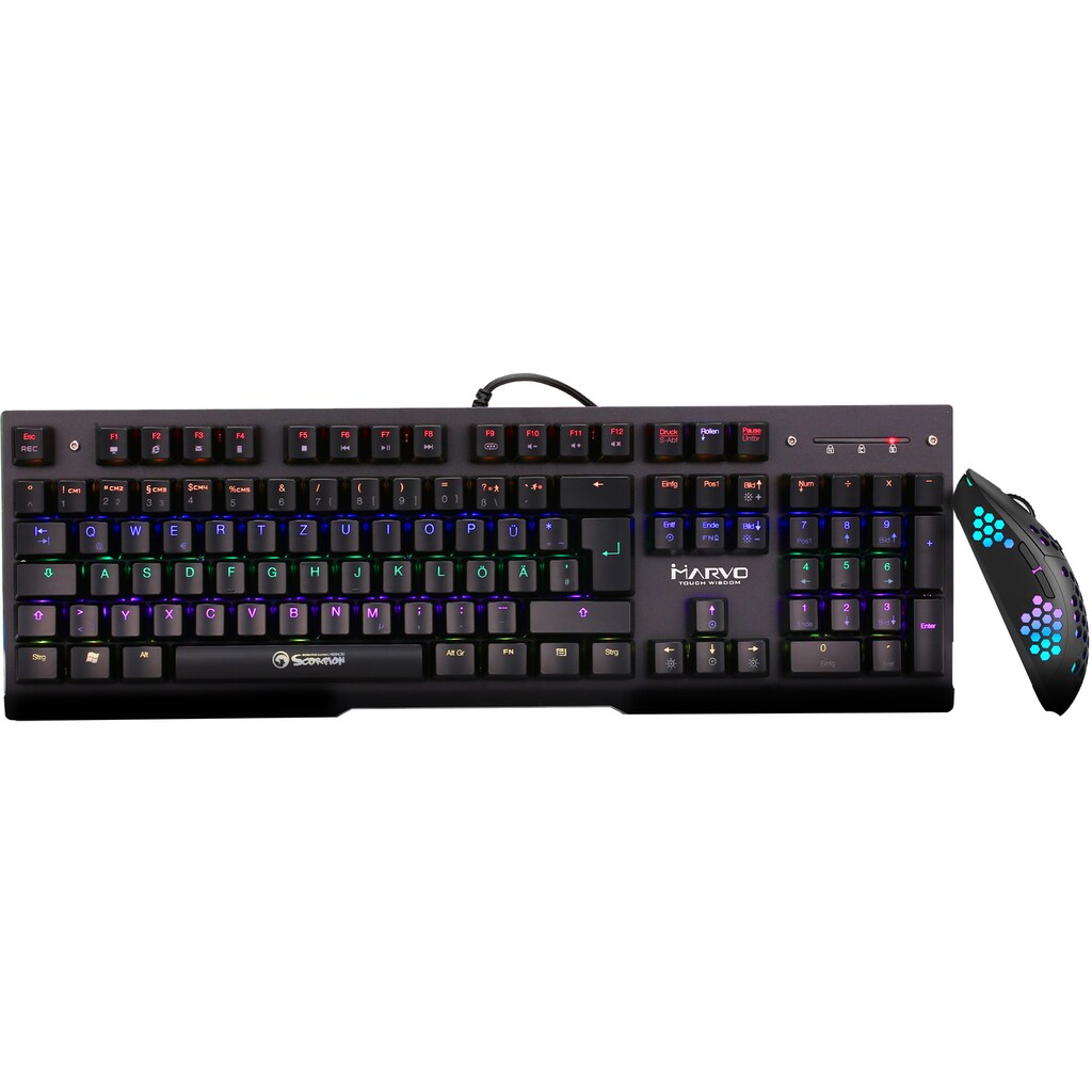 MARVO Eingabegeräte-Set »Midcore Gamer Kit Beta KG943G/M399«