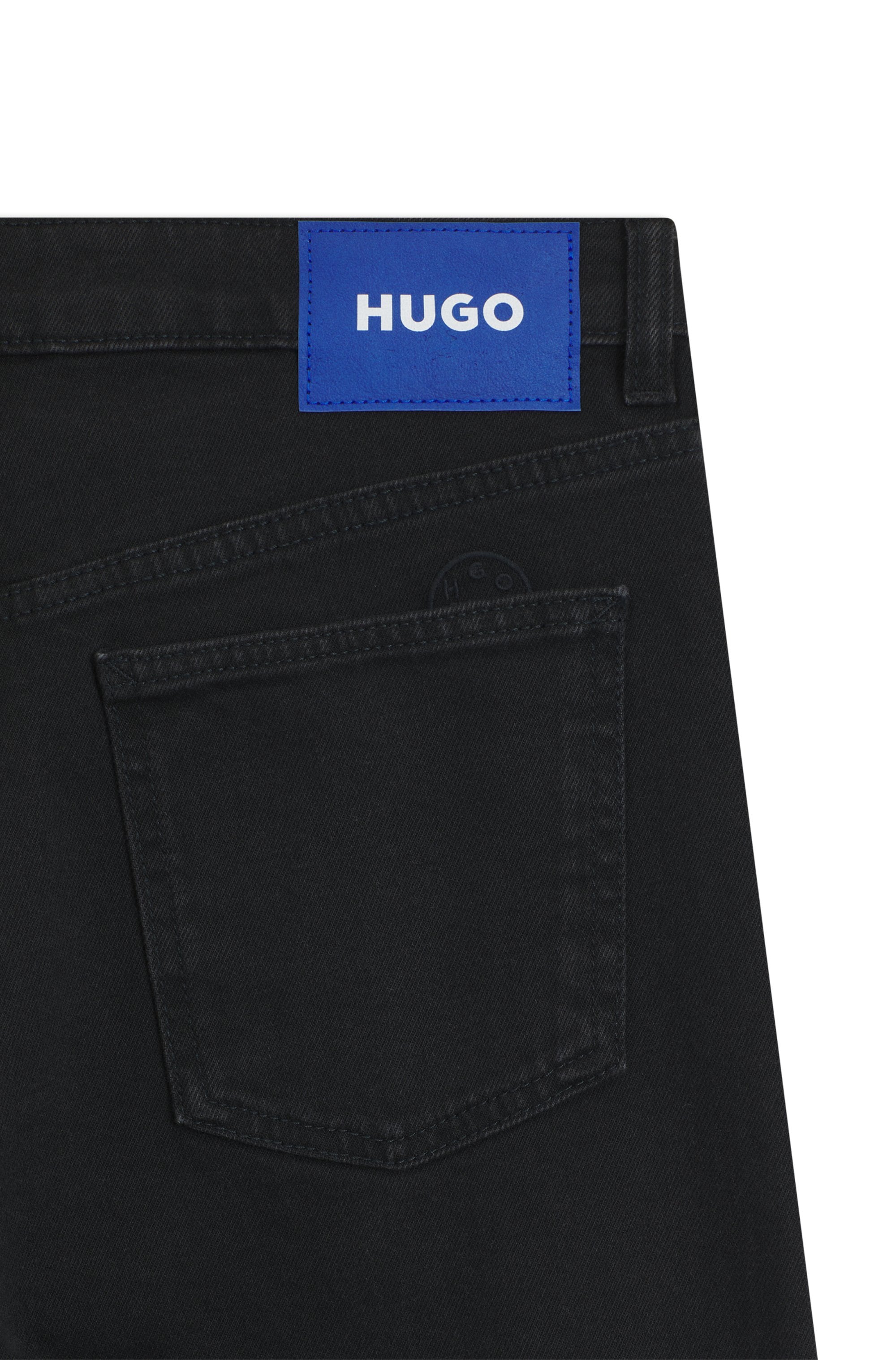 HUGO Blue Straight-Jeans »Elyah«, Straight Fit Jeans mit hoher Leibhöhe, Tall Länge 36