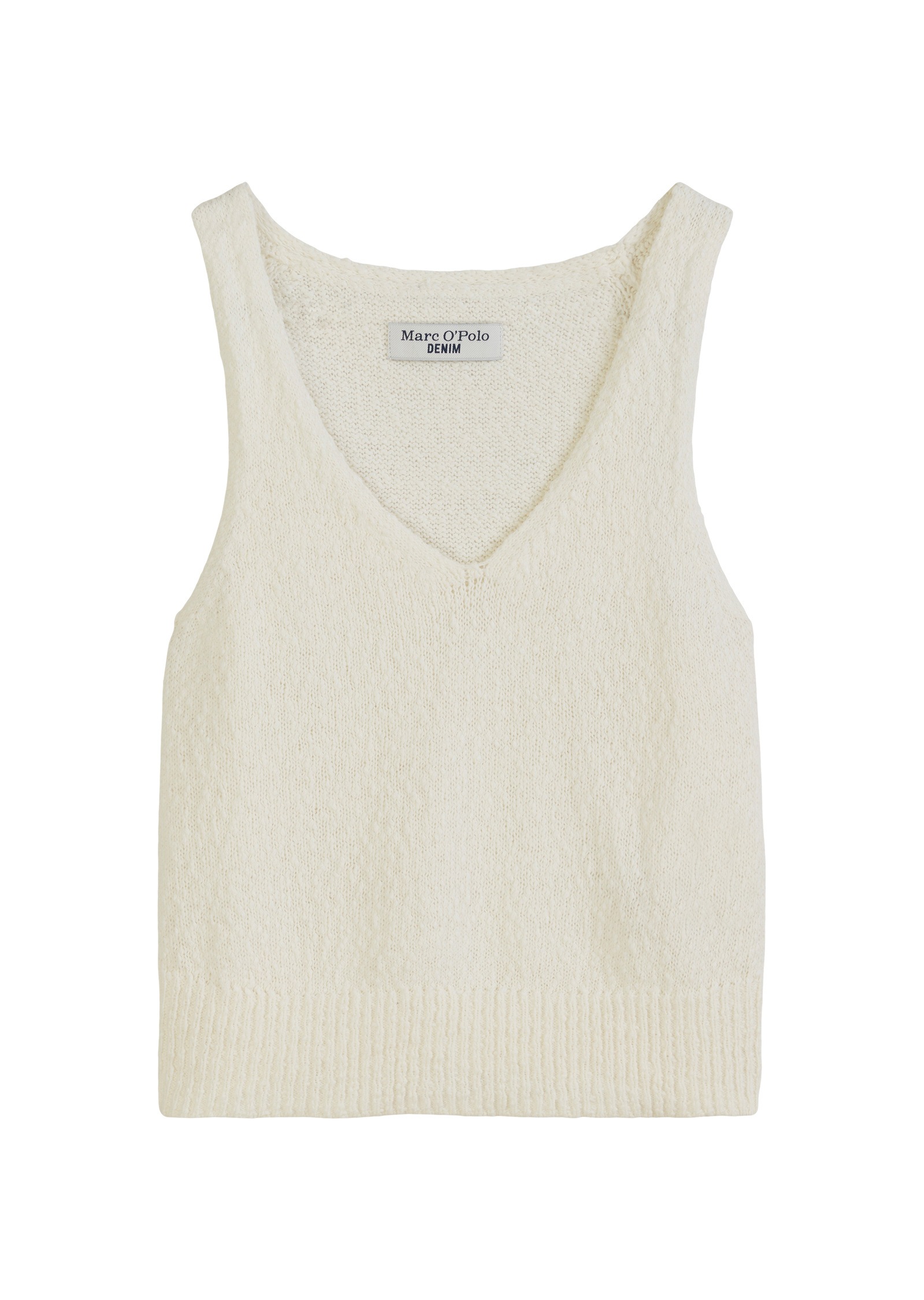 Marc O'Polo DENIM V-Ausschnitt-Pullover »aus Cotton-Slub-Garn«