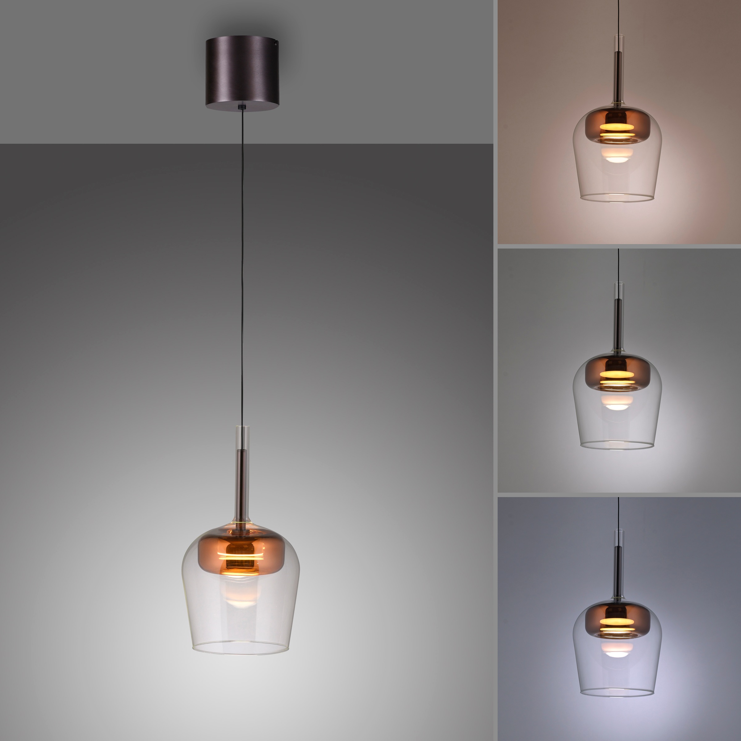 Neuhaus Q SMART HOME LIGHTS LED Pendelleuchte »Q-KON« LED-Board 1 Stk. warmweiß - kaltweiß