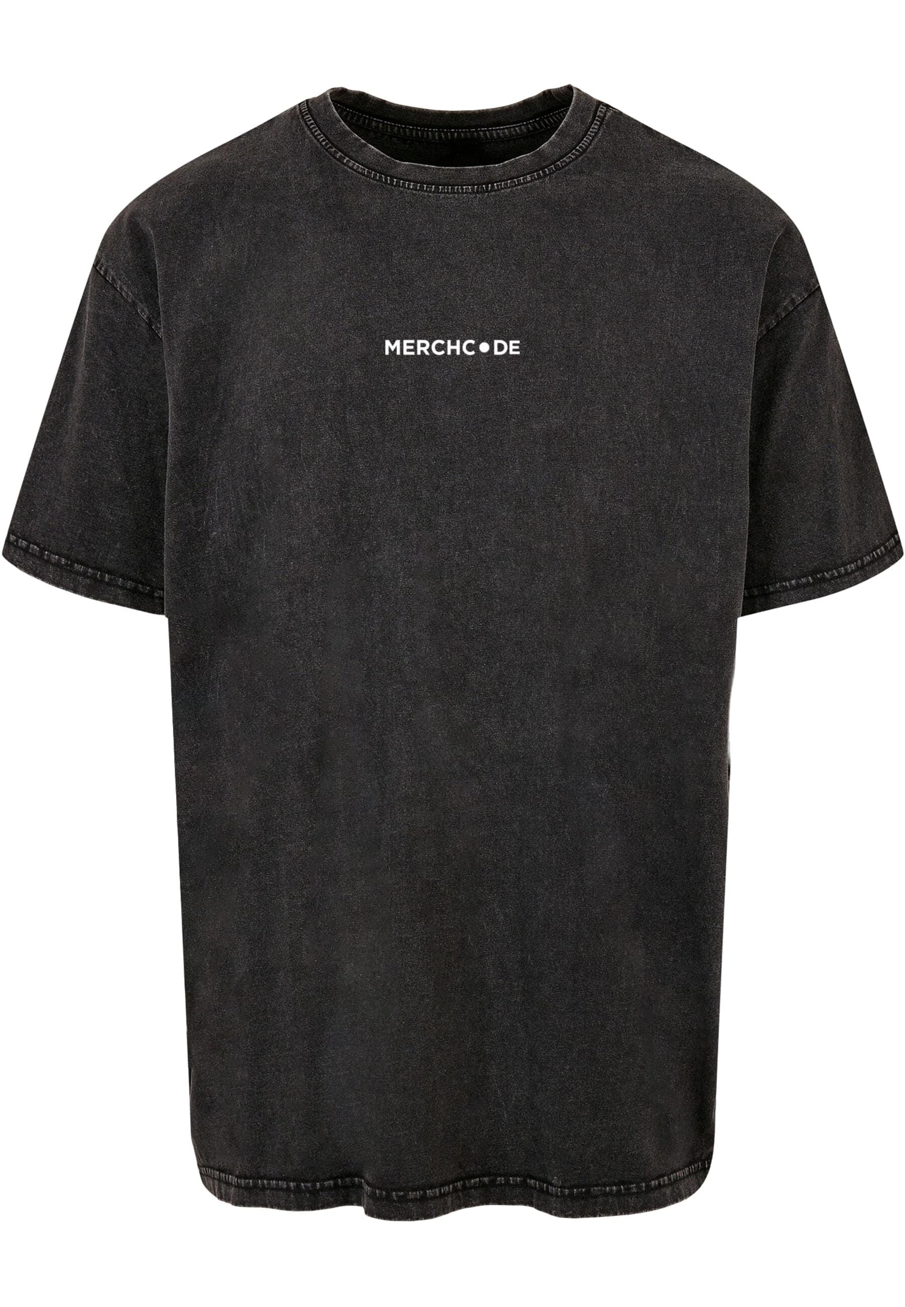 Merchcode T-Shirt »Merchcode Herren Break The Rules Acid Washed Heavy Oversized Tee«, (1 tlg.)