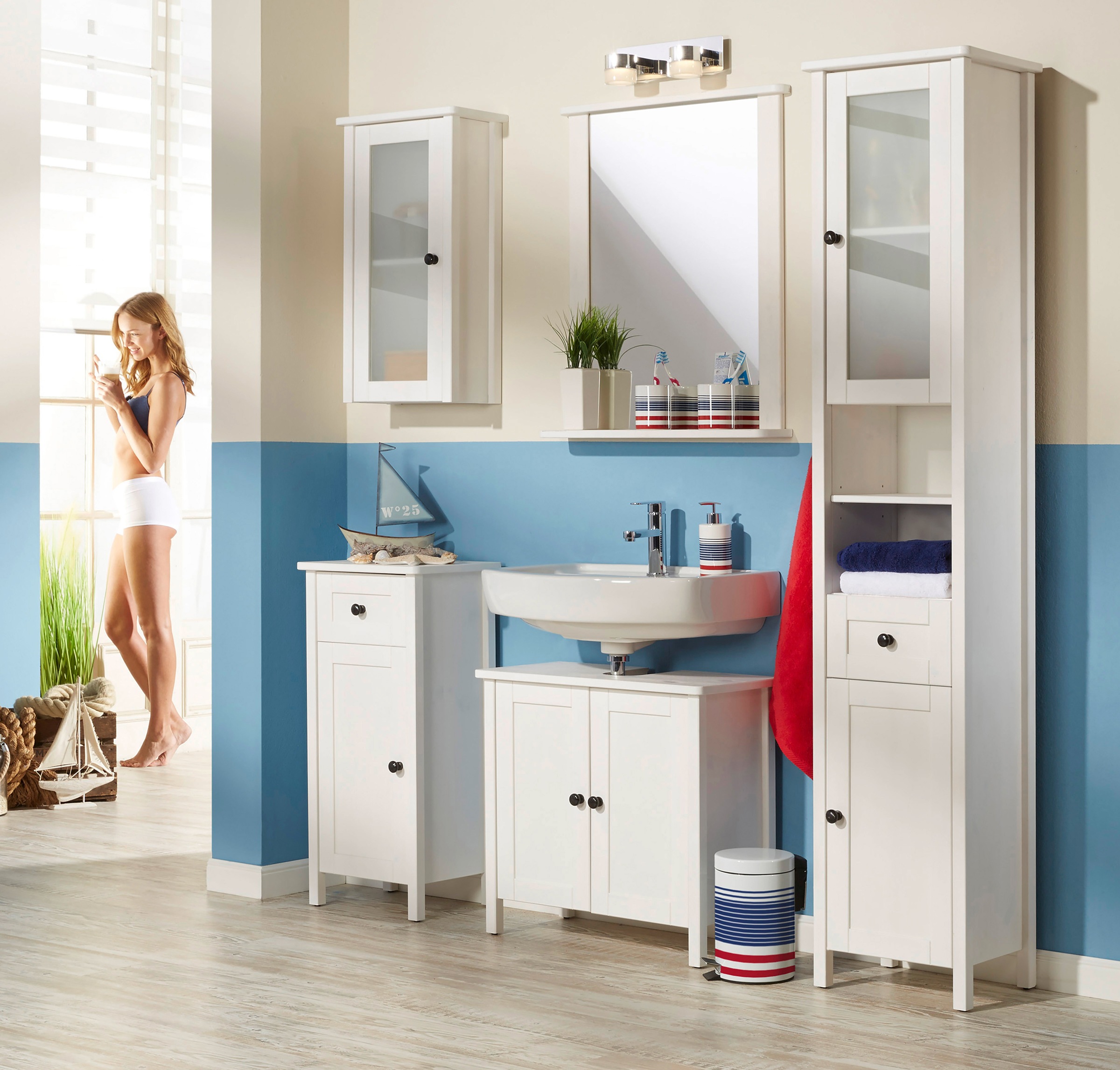 Home affaire Badspiegel "Sylt" Spiegel, Breite 65 cm günstig online kaufen