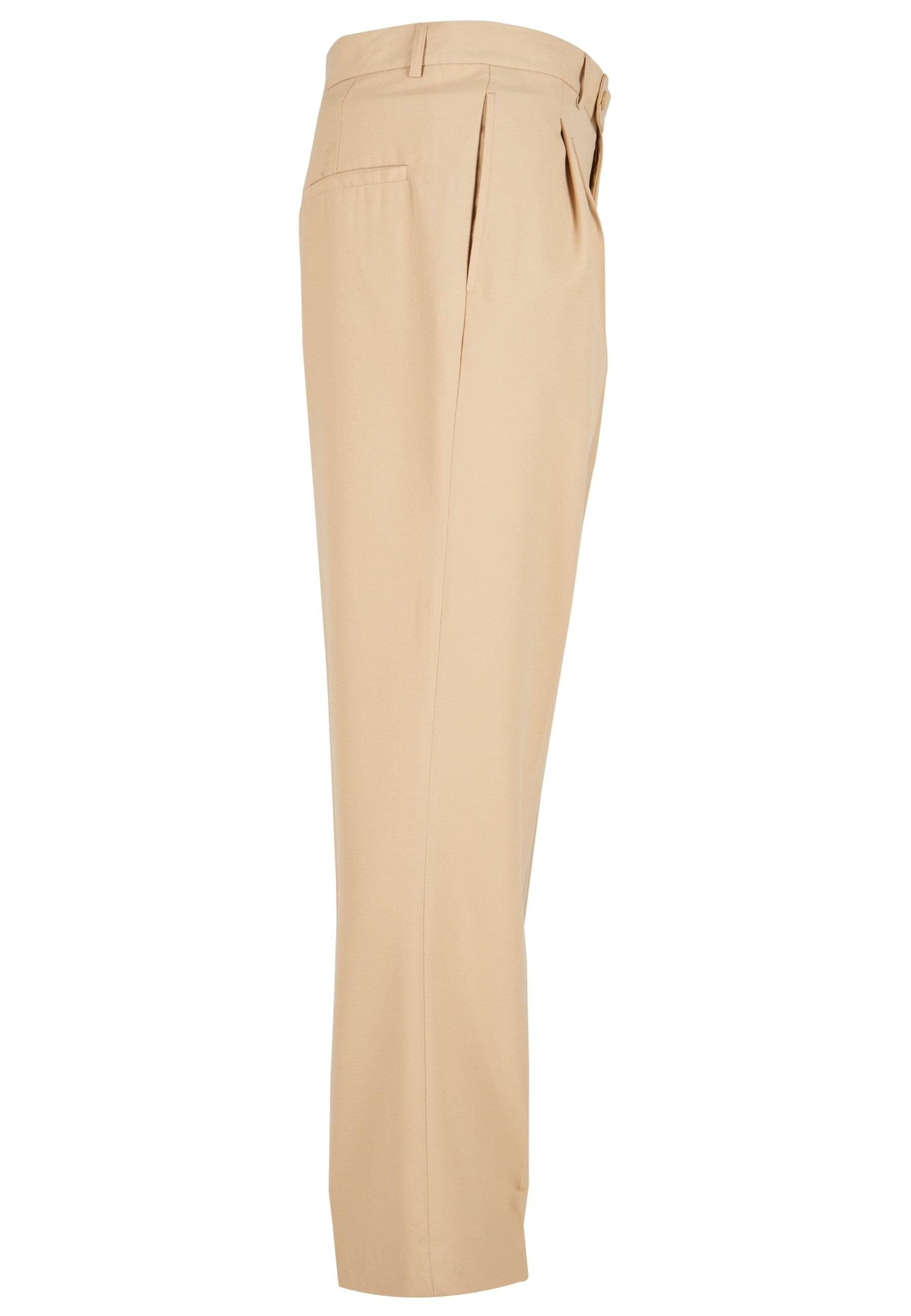URBAN CLASSICS Stoffhose »Urban Classics Herren Double Pleated Pants«, (1 tlg.)